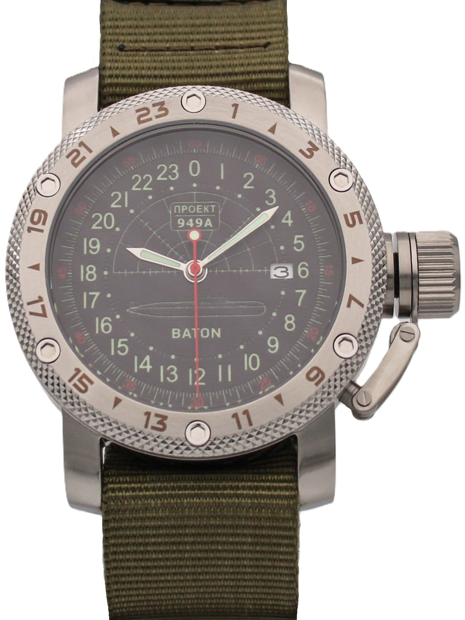 Часы 949А / Baton механические с автоподзаводом (Seiko NH34A) 47.047.21