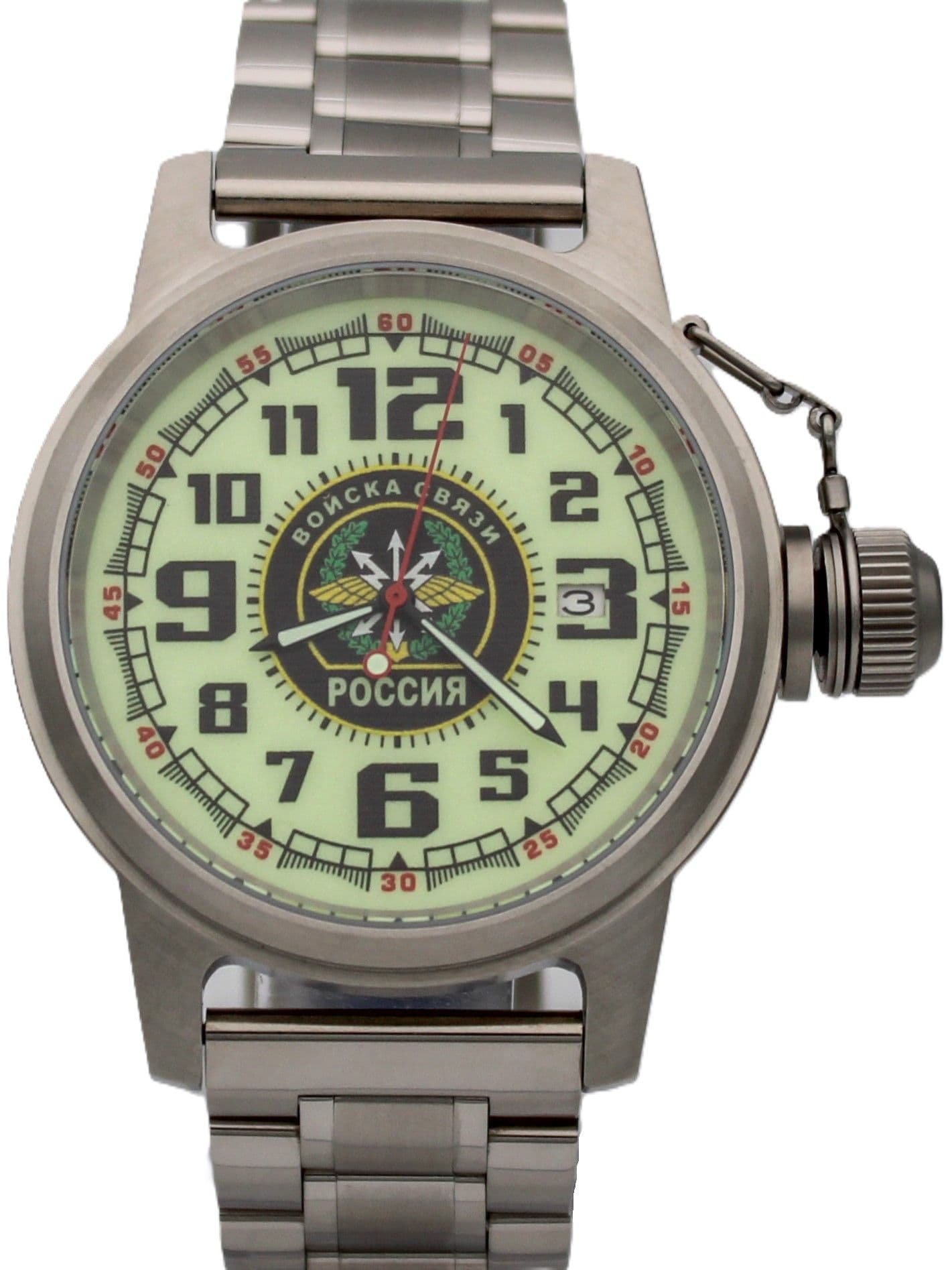 Часы Войска связи механические с автоподзаводом (Seiko NH35A) 45.196.2