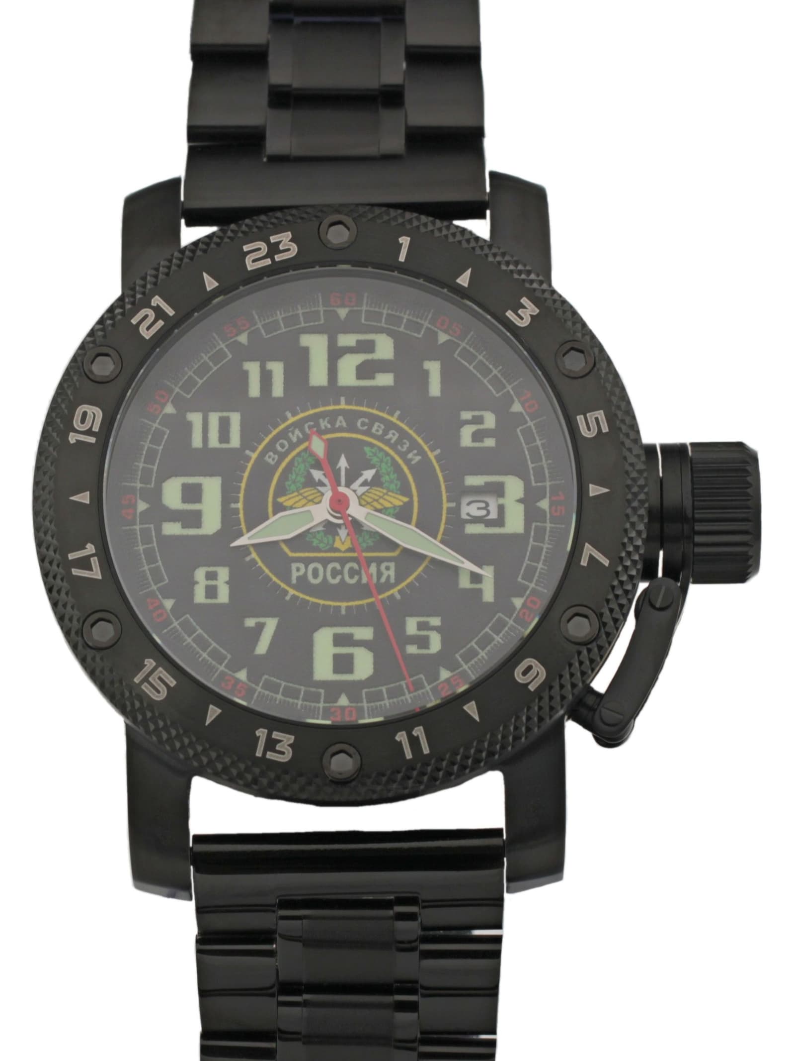 Часы Войска связи механические с автоподзаводом (Seiko NH35A) 147.197.1
