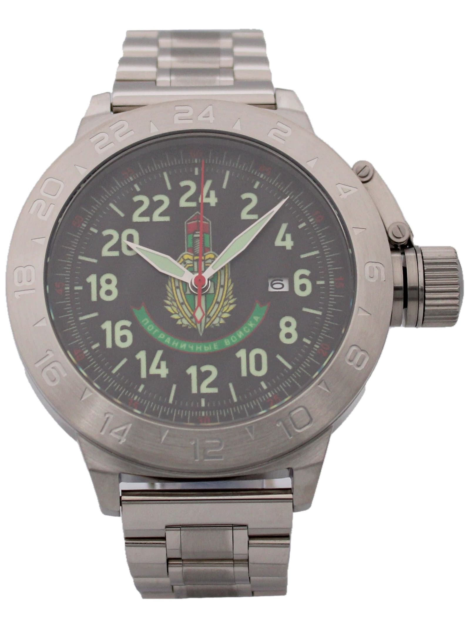 Часы Погранвойска механические с автоподзаводом (Seiko NH34A) 52.174.2