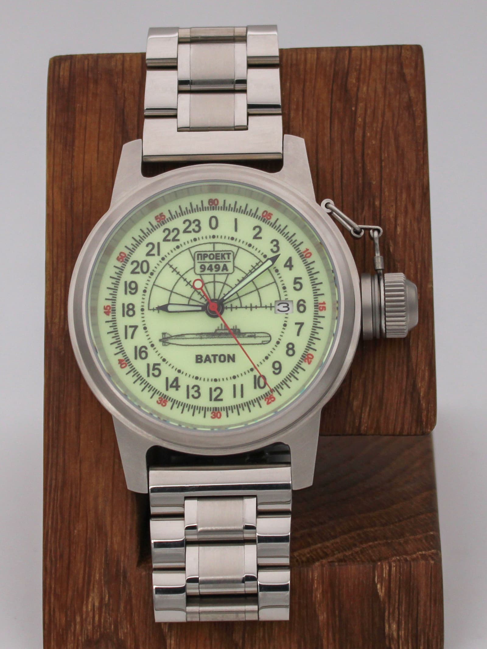 Часы 949А / Baton механические с автоподзаводом (Seiko NH34A) 45.046.2