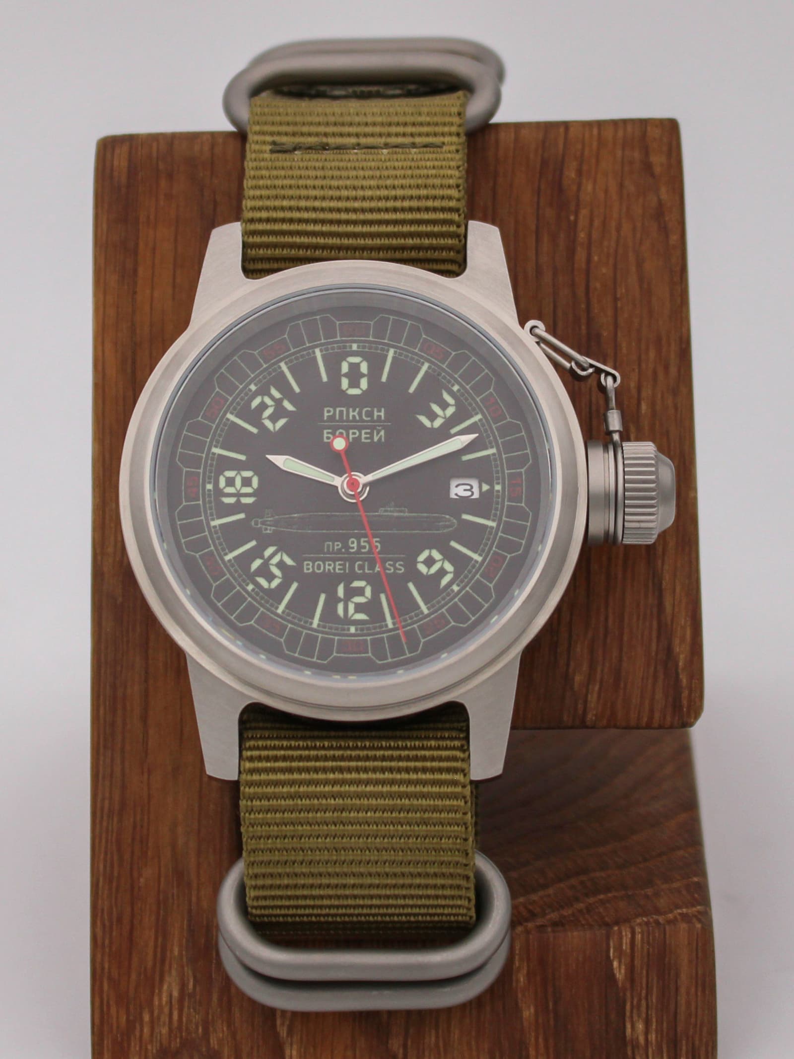 Часы РПКСН 955 Борей (Borei class) механические с автоподзаводом (Seiko NH34A) 45.191.21