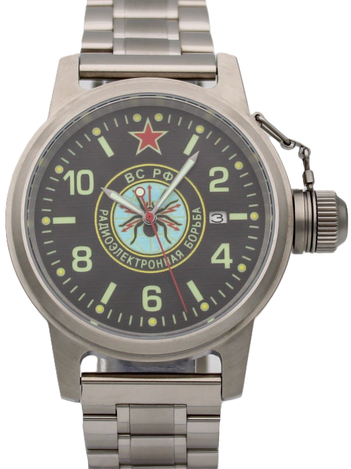 Часы Войска РЭБ механические с автоподзаводом (Seiko NH35A) 45.276.2