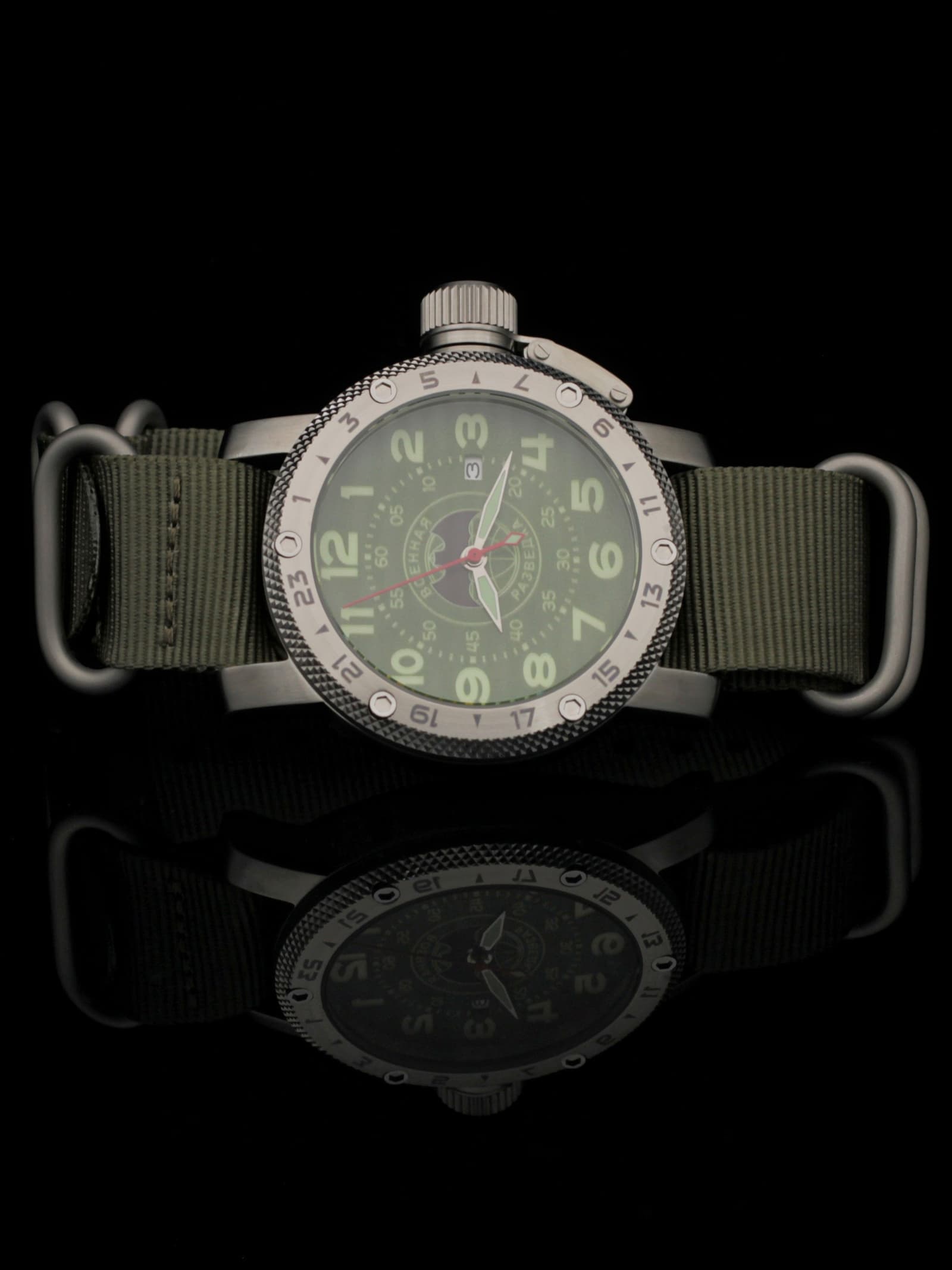 Часы Военная разведка механические с автоподзаводом (Seiko NH35A) 47.267.21