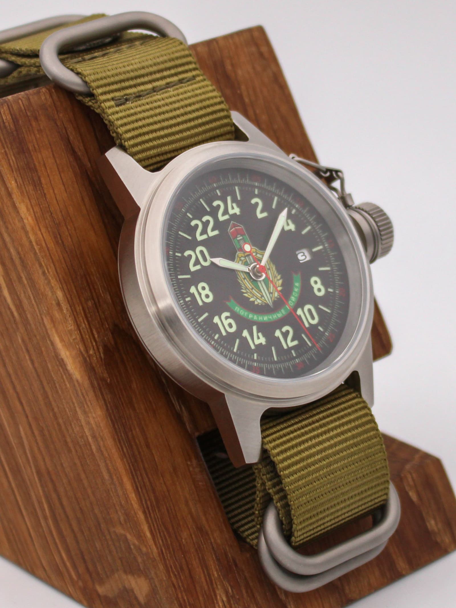 Часы Погранвойска механические с автоподзаводом (Seiko NH34A) 45.174.21