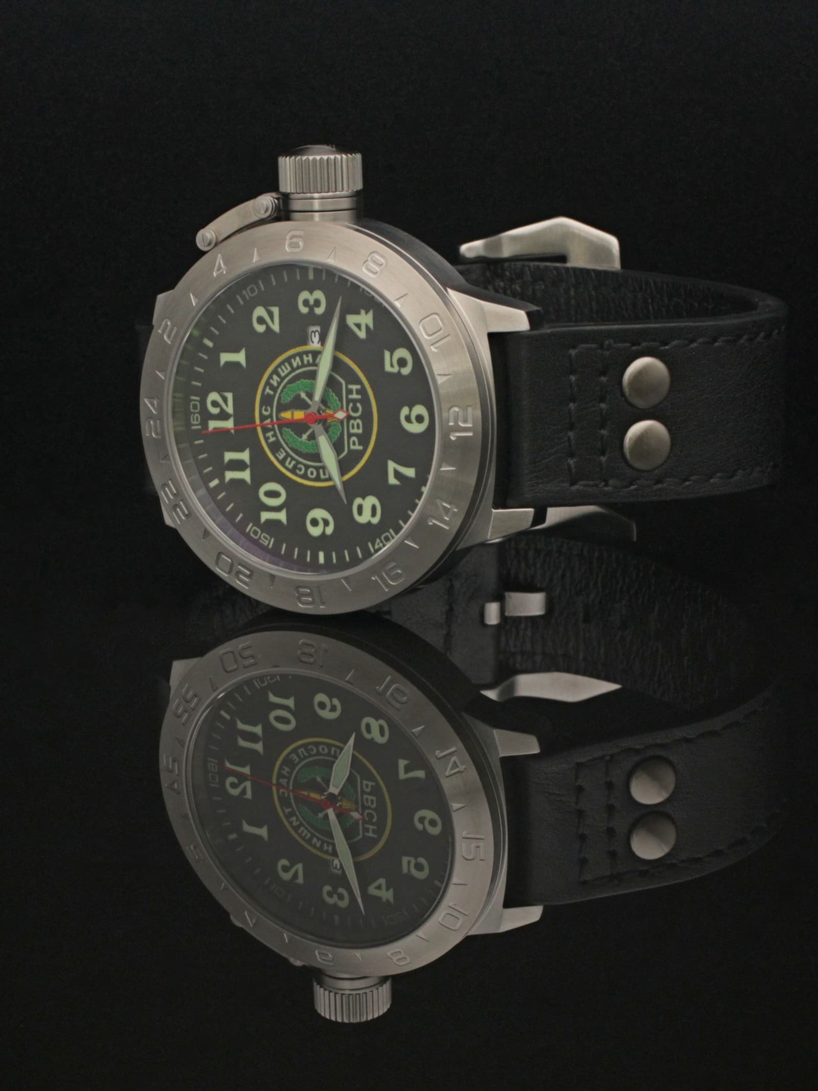 Часы РВСН механические с автоподзаводом (Seiko NH34A) 52.308.01