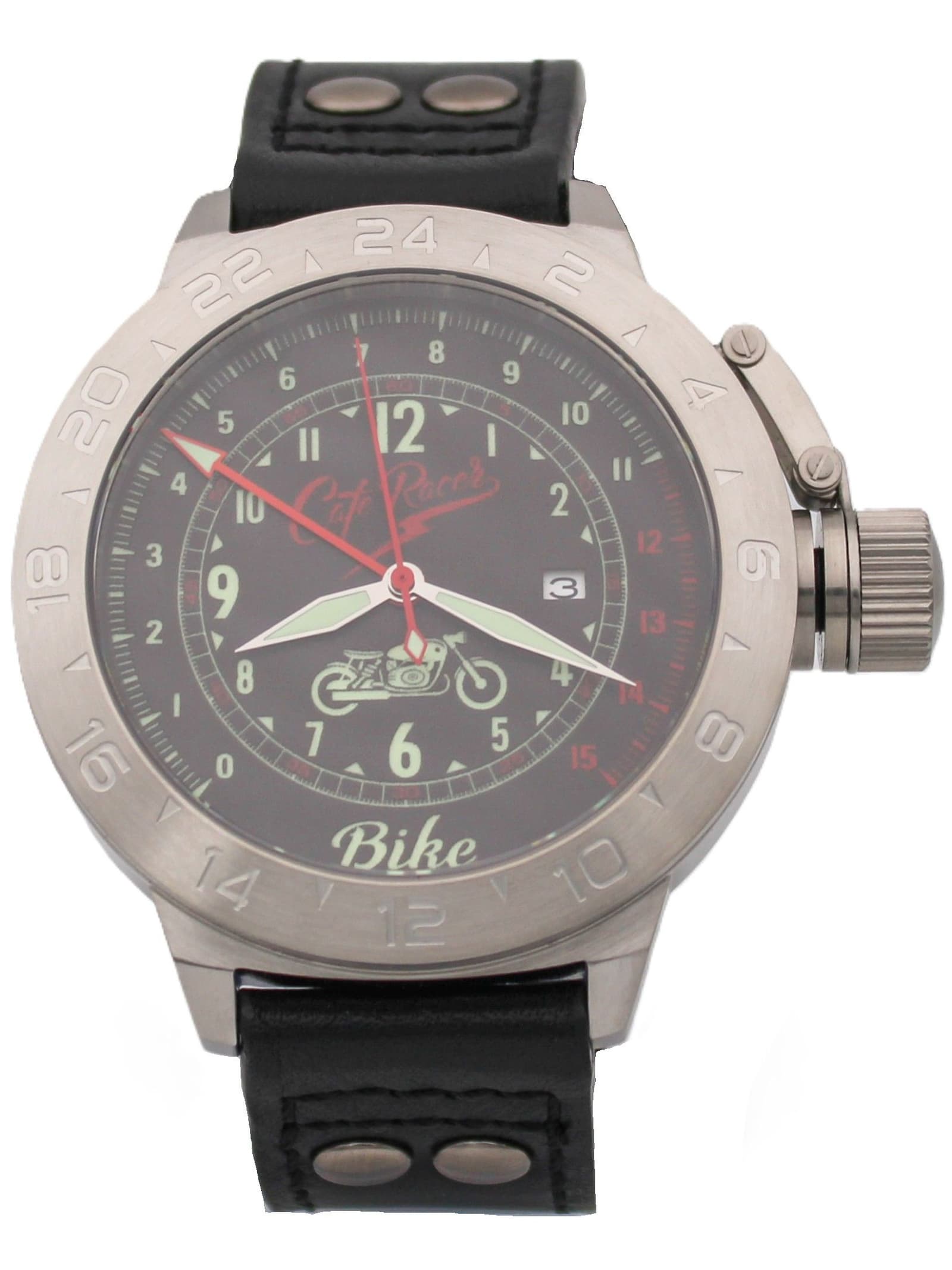 Часы Cafe Racer механические с автоподзаводом (Seiko NH34A) 52.360.01