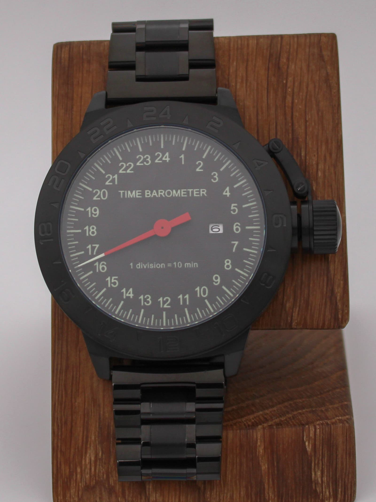 Часы Time Barometer однострелочные механические с автоподзаводом (Seiko NH34A) 152.601.1