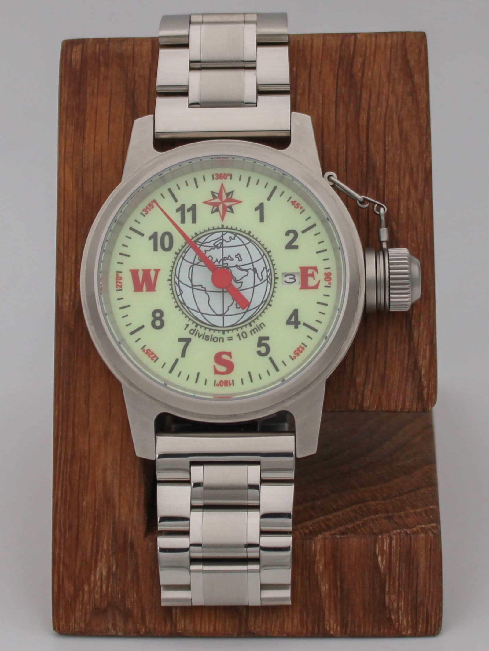 Часы Компас однострелочные механические с автоподзаводом (Seiko NH35A) 45.184.2
