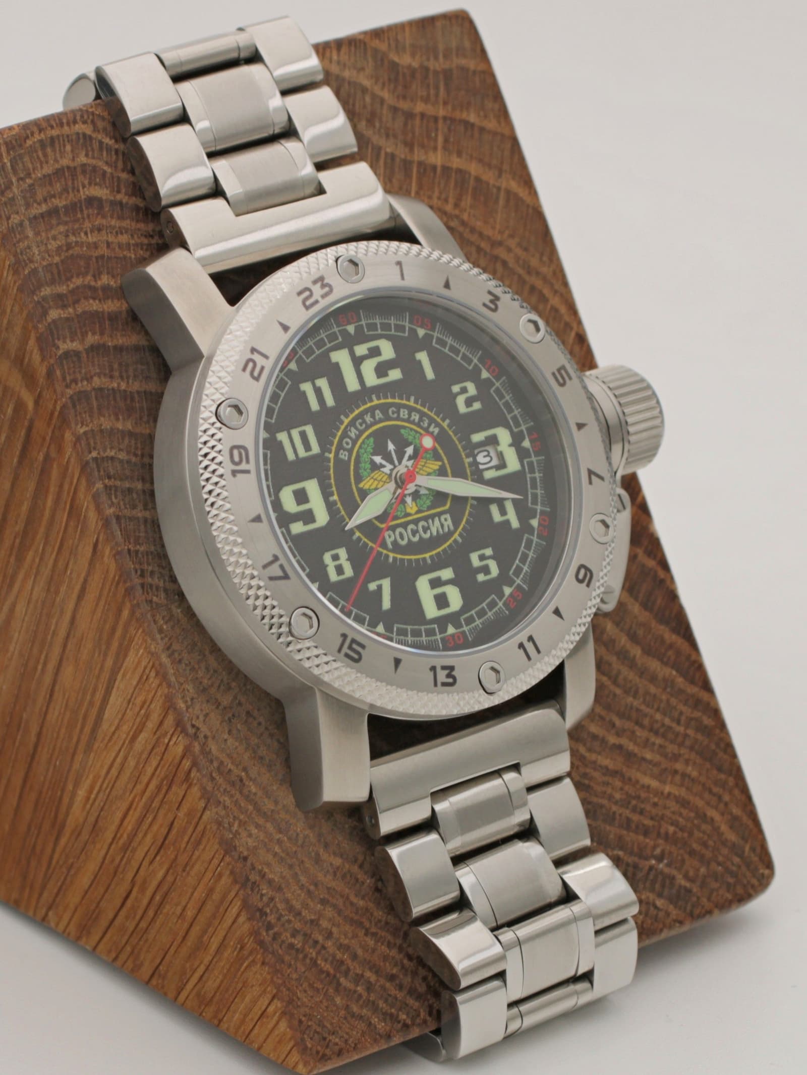Часы Войска связи механические с автоподзаводом (Seiko NH35A) 47.197.2