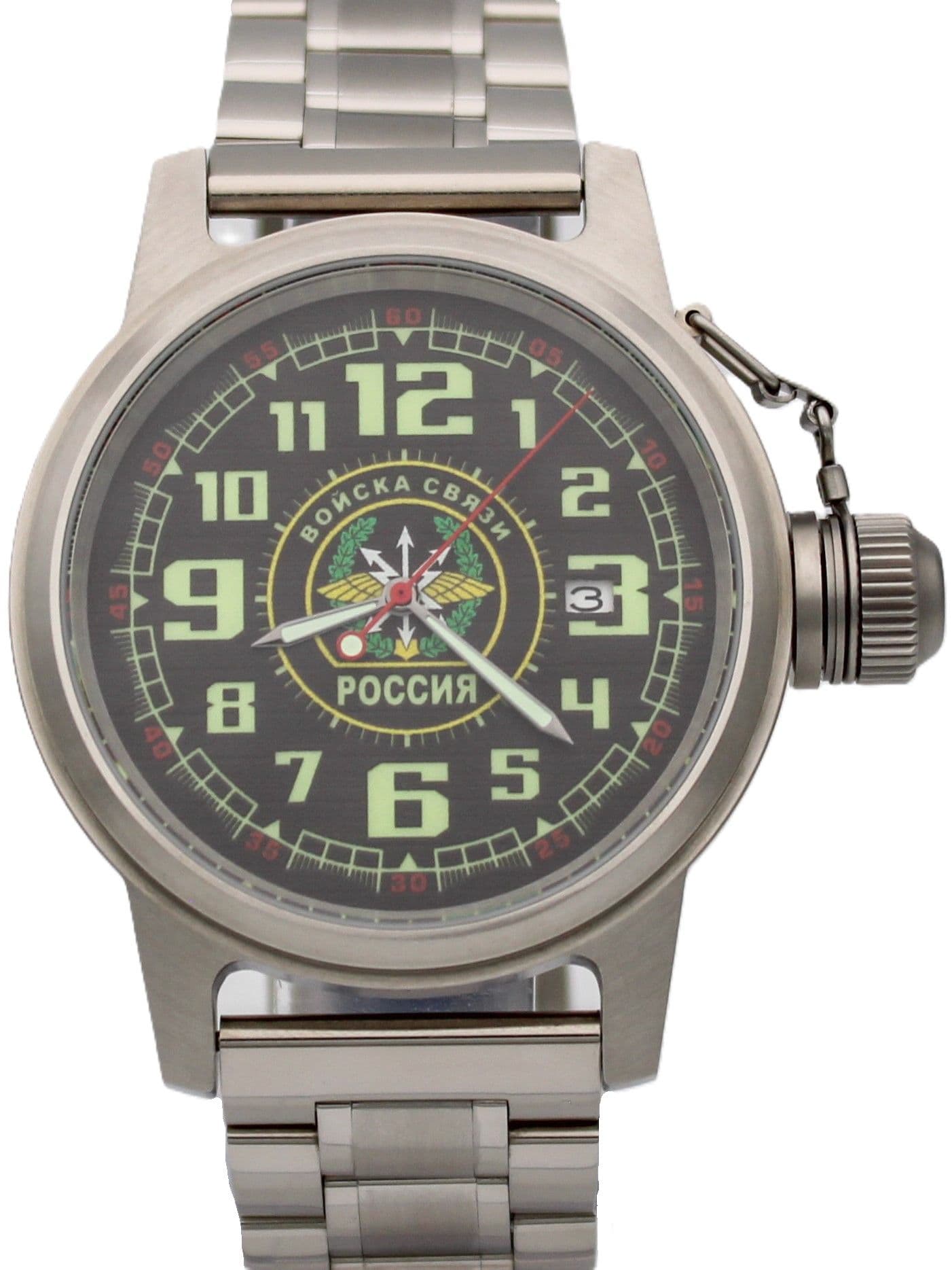 Часы Войска связи механические с автоподзаводом (Seiko NH35A) 45.197.2