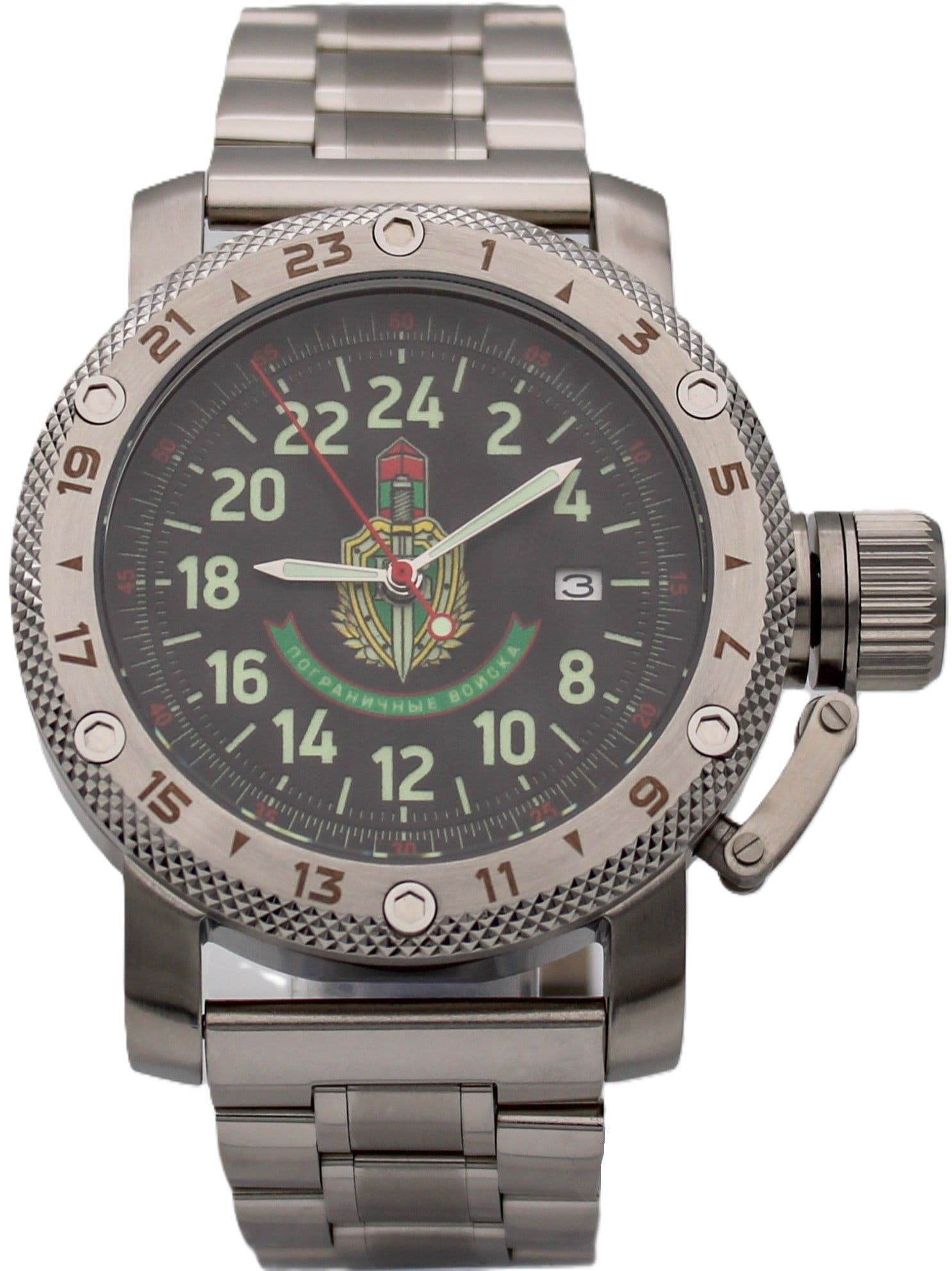 Часы Погранвойска механические с автоподзаводом (Seiko NH34A) 47.174.2