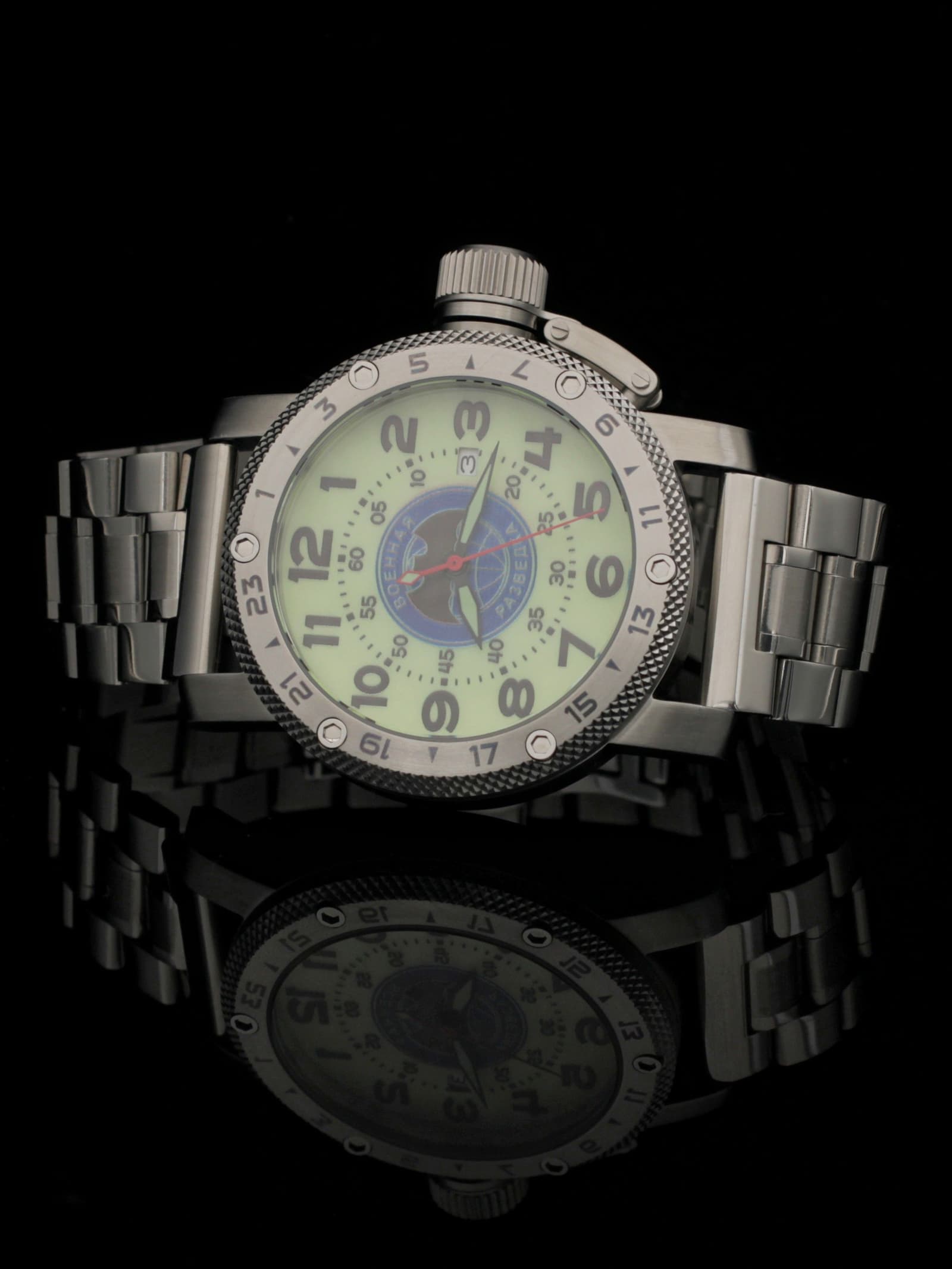 Часы Военная разведка механические с автоподзаводом (Seiko NH35A) 47.168.2