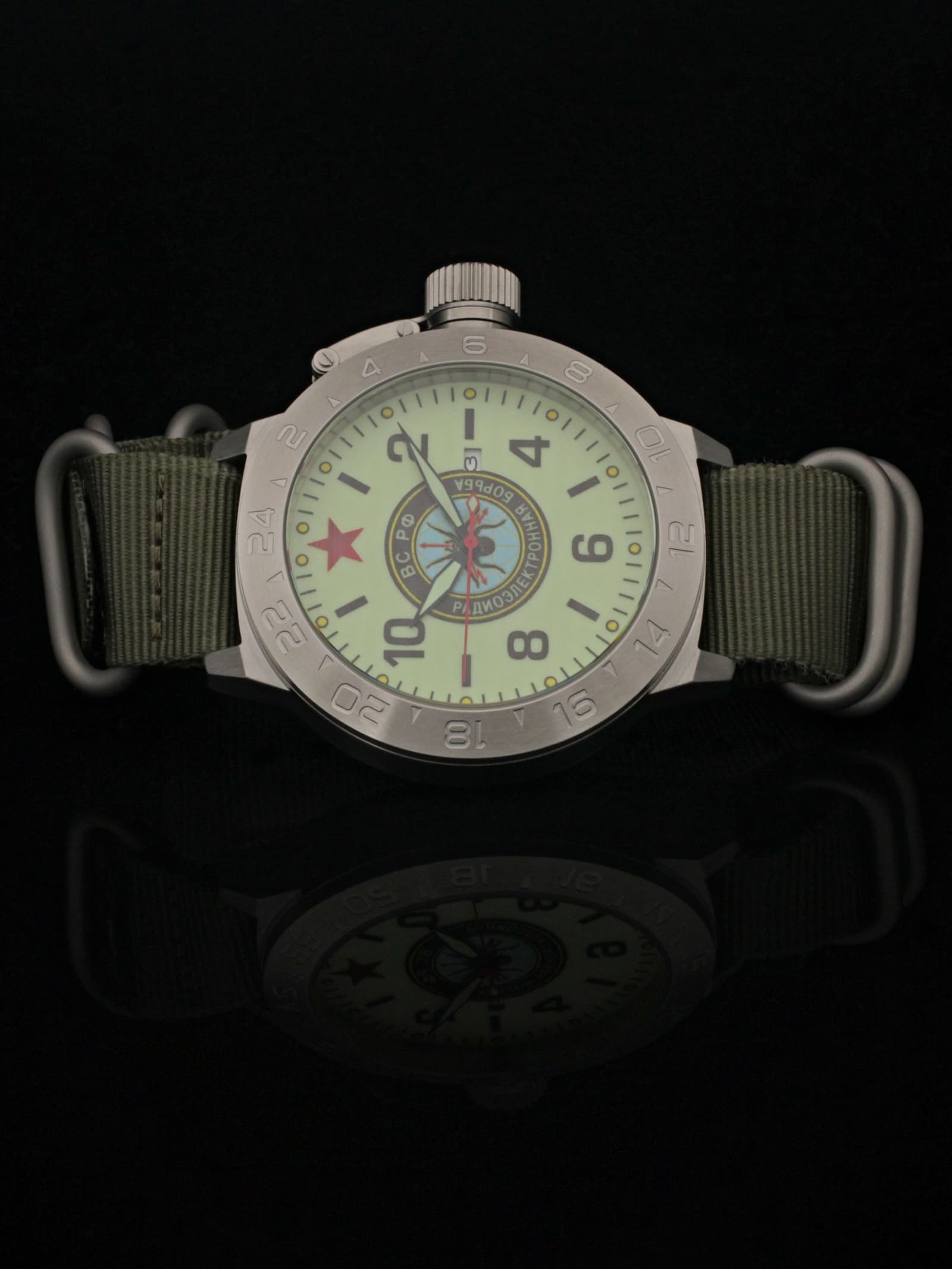 Часы Войска РЭБ механические с автоподзаводом (Seiko NH35A) 52.275.21