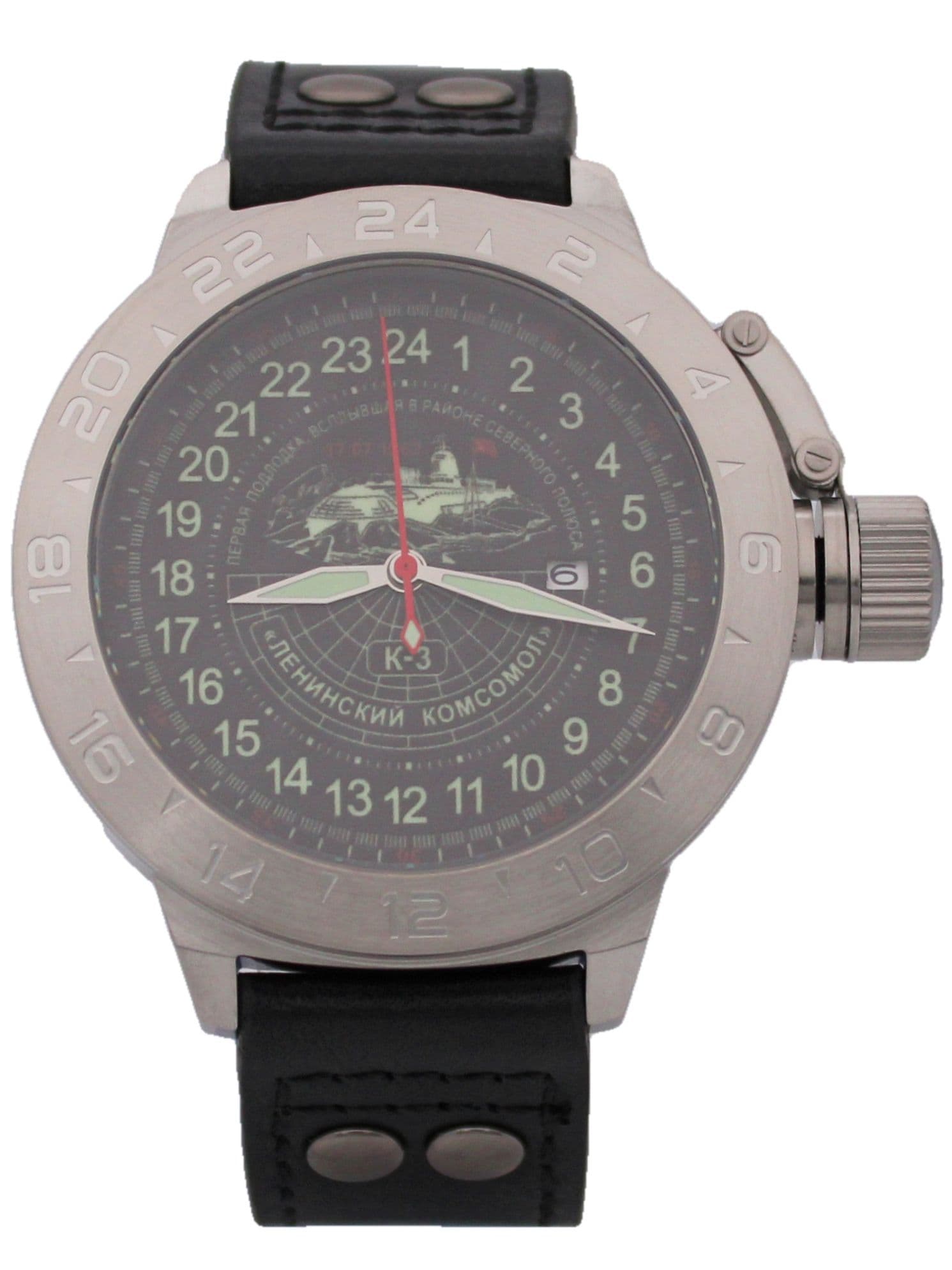 Часы К-3 "Ленинский комсомол" механические с автоподзаводом (Seiko NH34A) 52.152.01