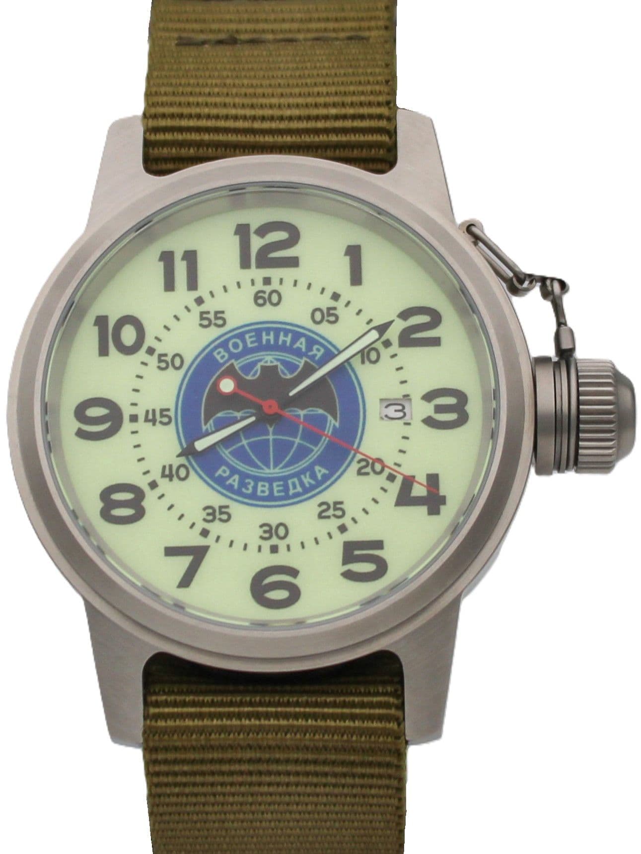 Часы Военная разведка механические с автоподзаводом (Seiko NH35A) 45.168.21