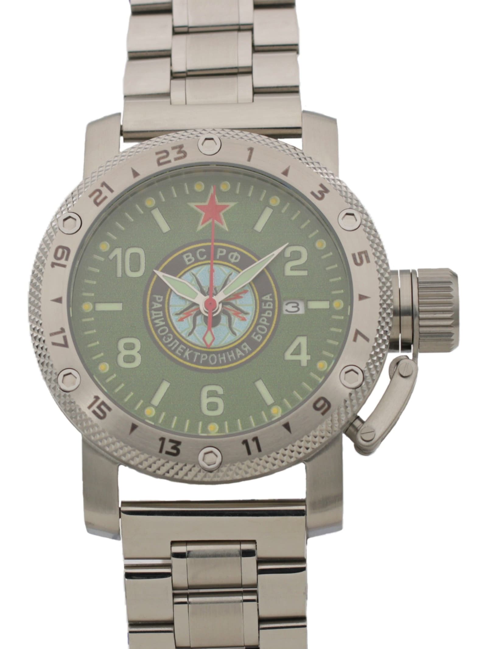 Часы Войска РЭБ механические с автоподзаводом (Seiko NH35A) 47.277.2