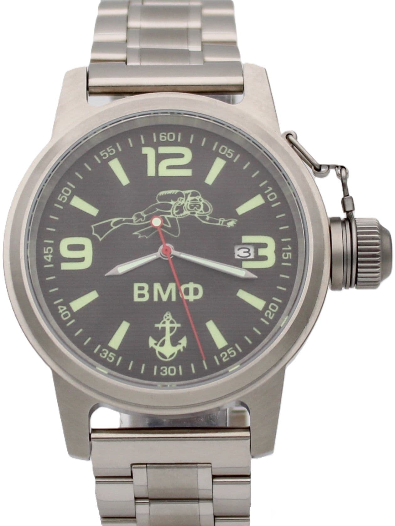 Часы ВМФ Боевой пловец механические с автоподзаводом (Seiko NH35A) 45.028.2