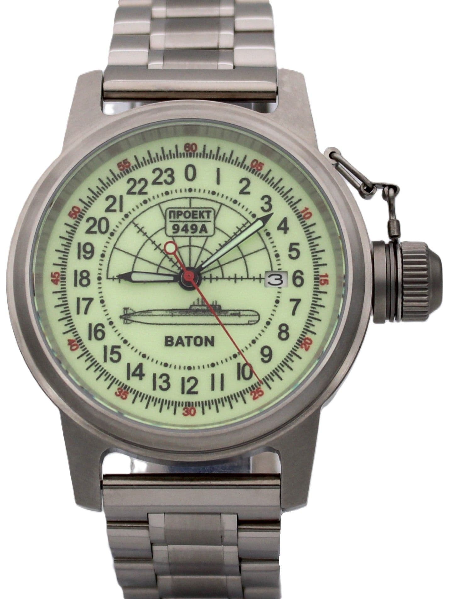 Часы 949А / Baton механические с автоподзаводом (Seiko NH34A) 45.046.2