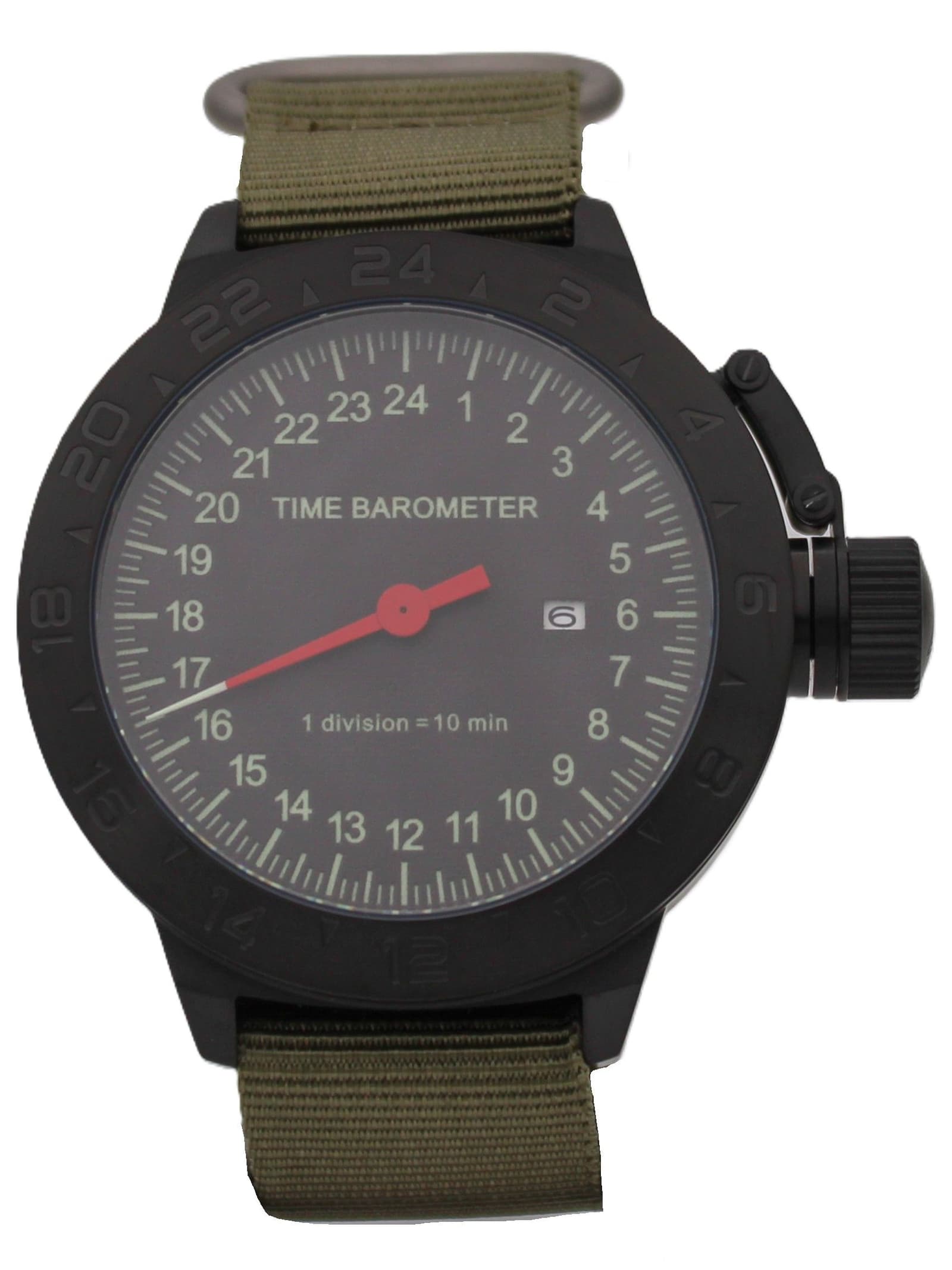 Часы Time Barometer однострелочные механические с автоподзаводом (Seiko NH34A) 152.601.21