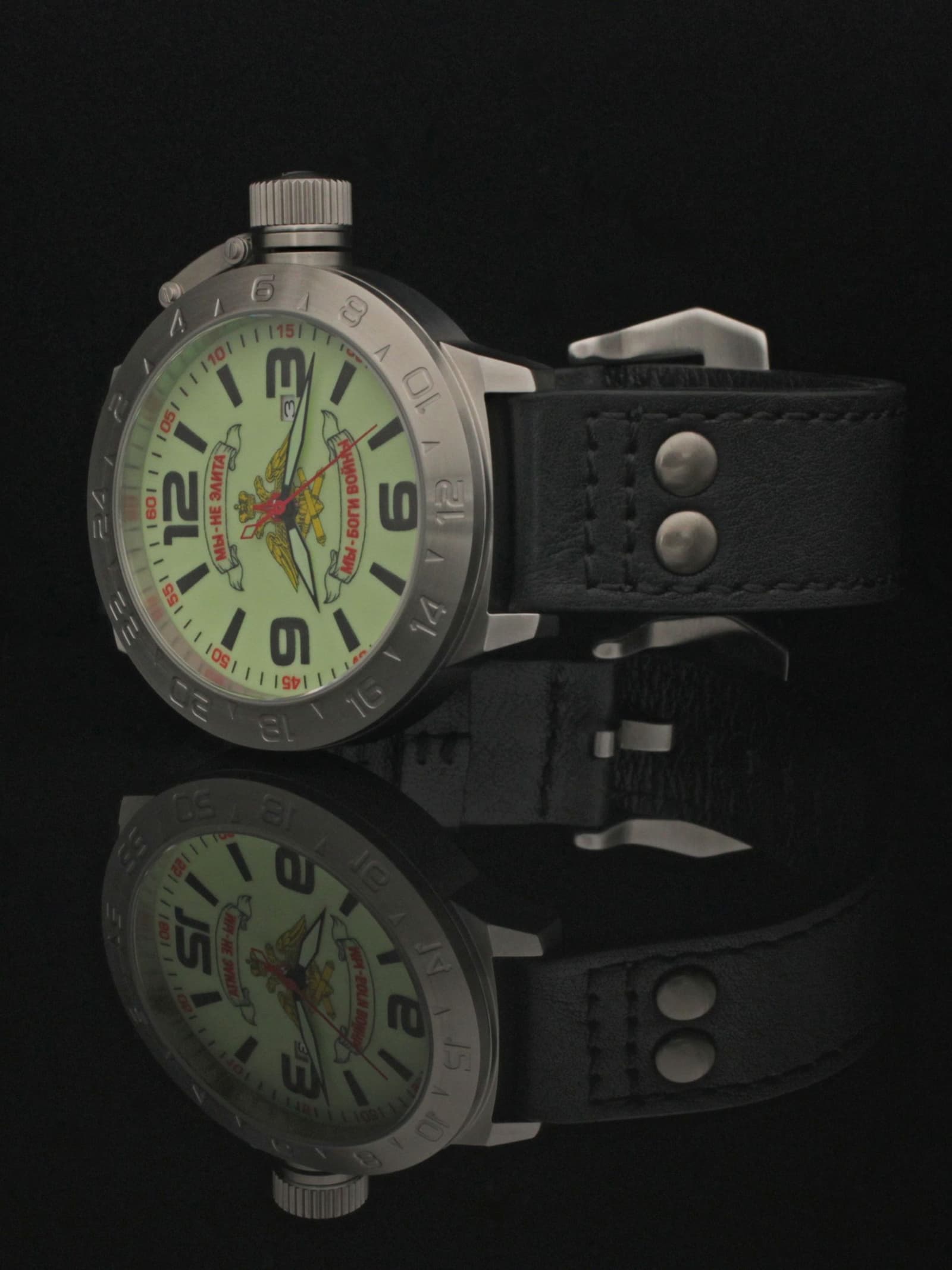 Часы Артиллерия механические с автоподзаводом (Seiko NH35A) 52.200.01