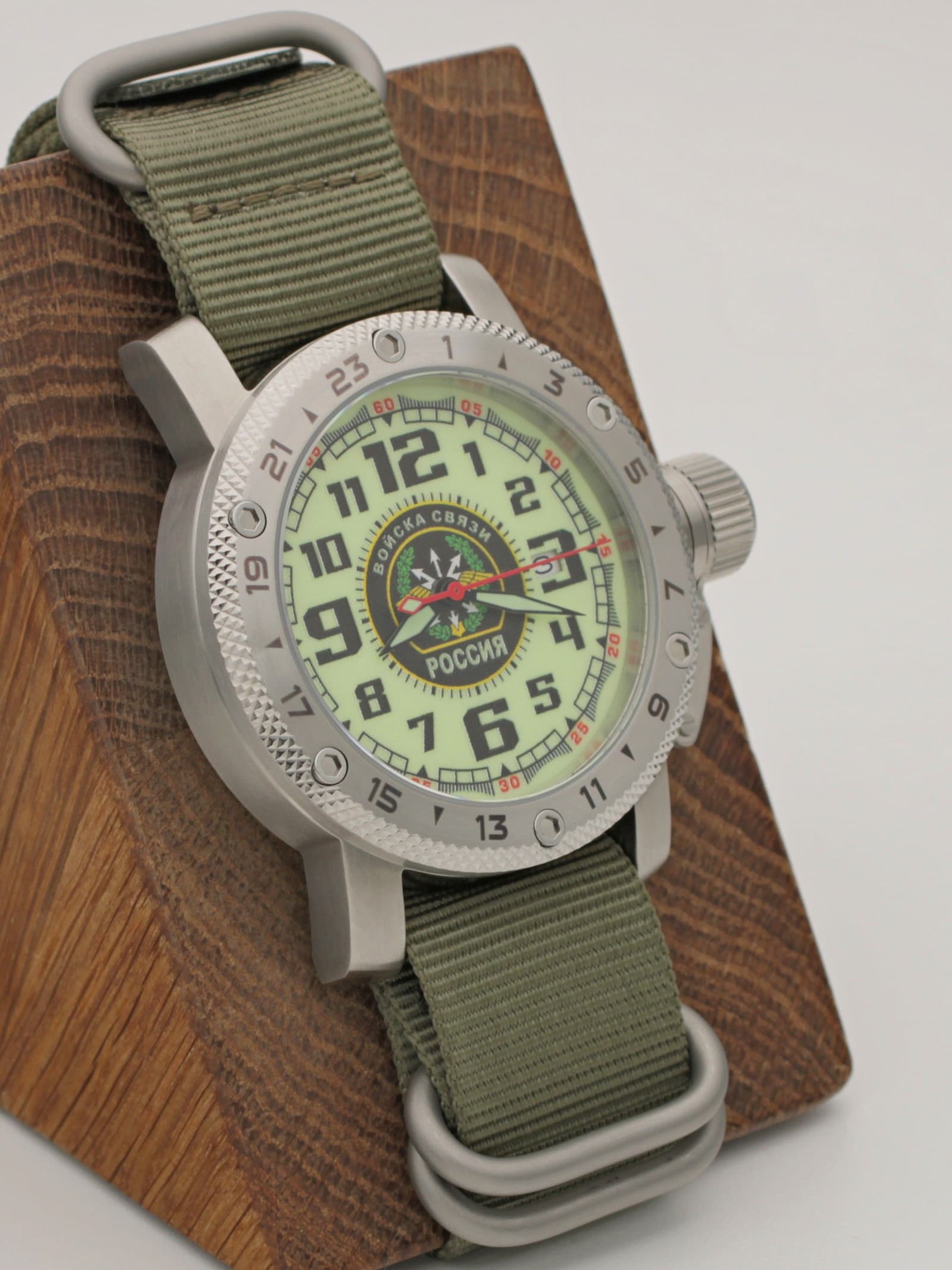 Часы Войска связи механические с автоподзаводом (Seiko NH35A) 47.196.21