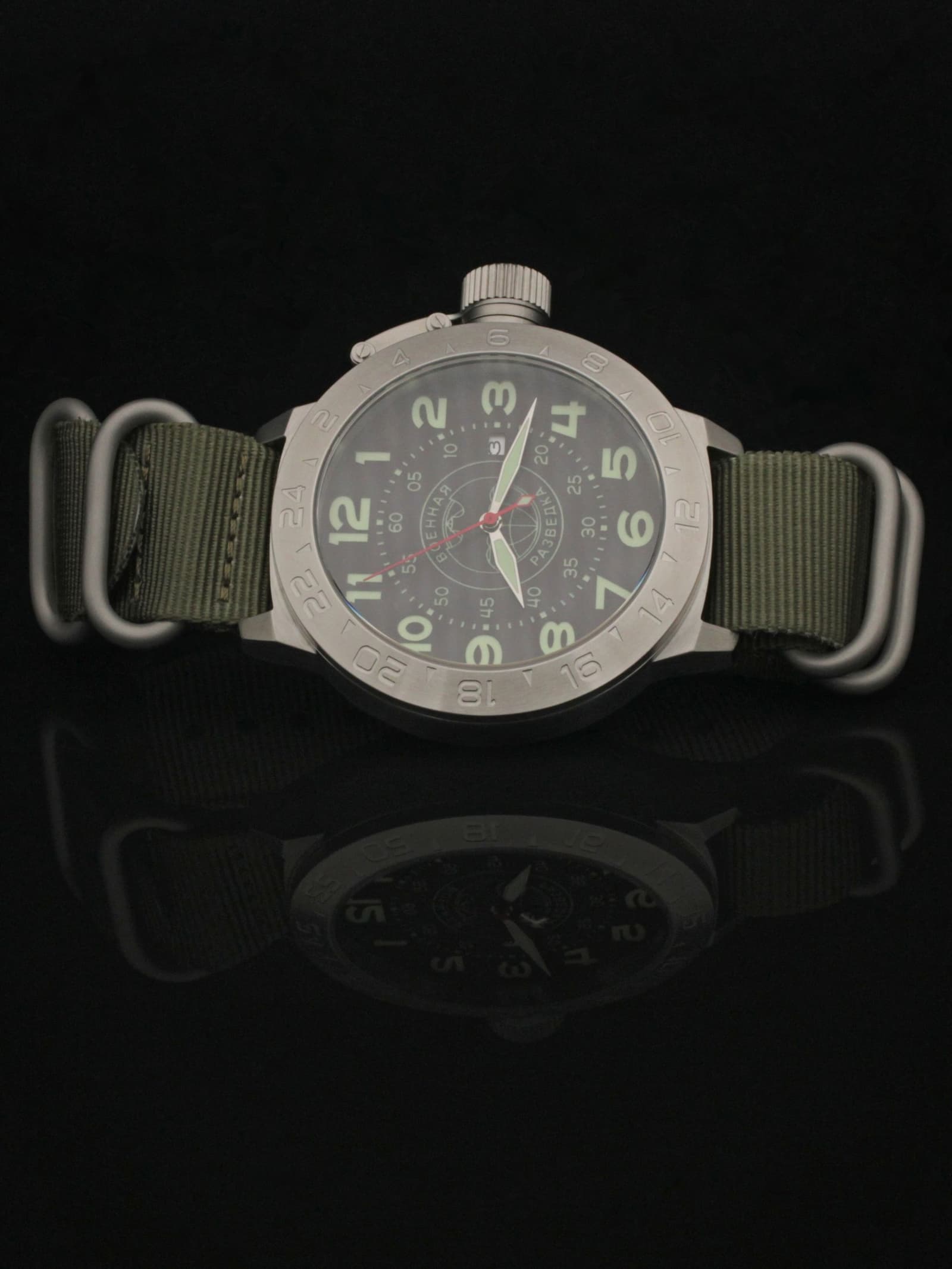 Часы Военная разведка механические с автоподзаводом (Seiko NH35A) 52.169.21
