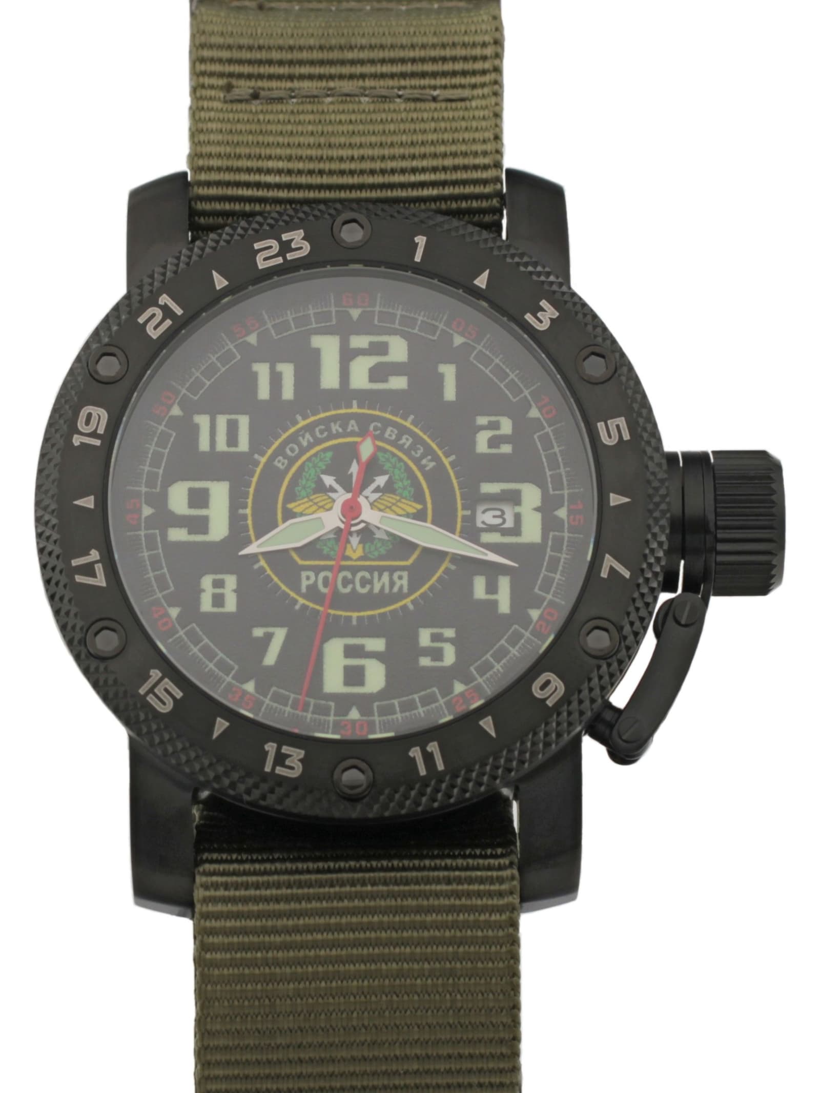 Часы Войска связи механические с автоподзаводом (Seiko NH35A) 147.197.21