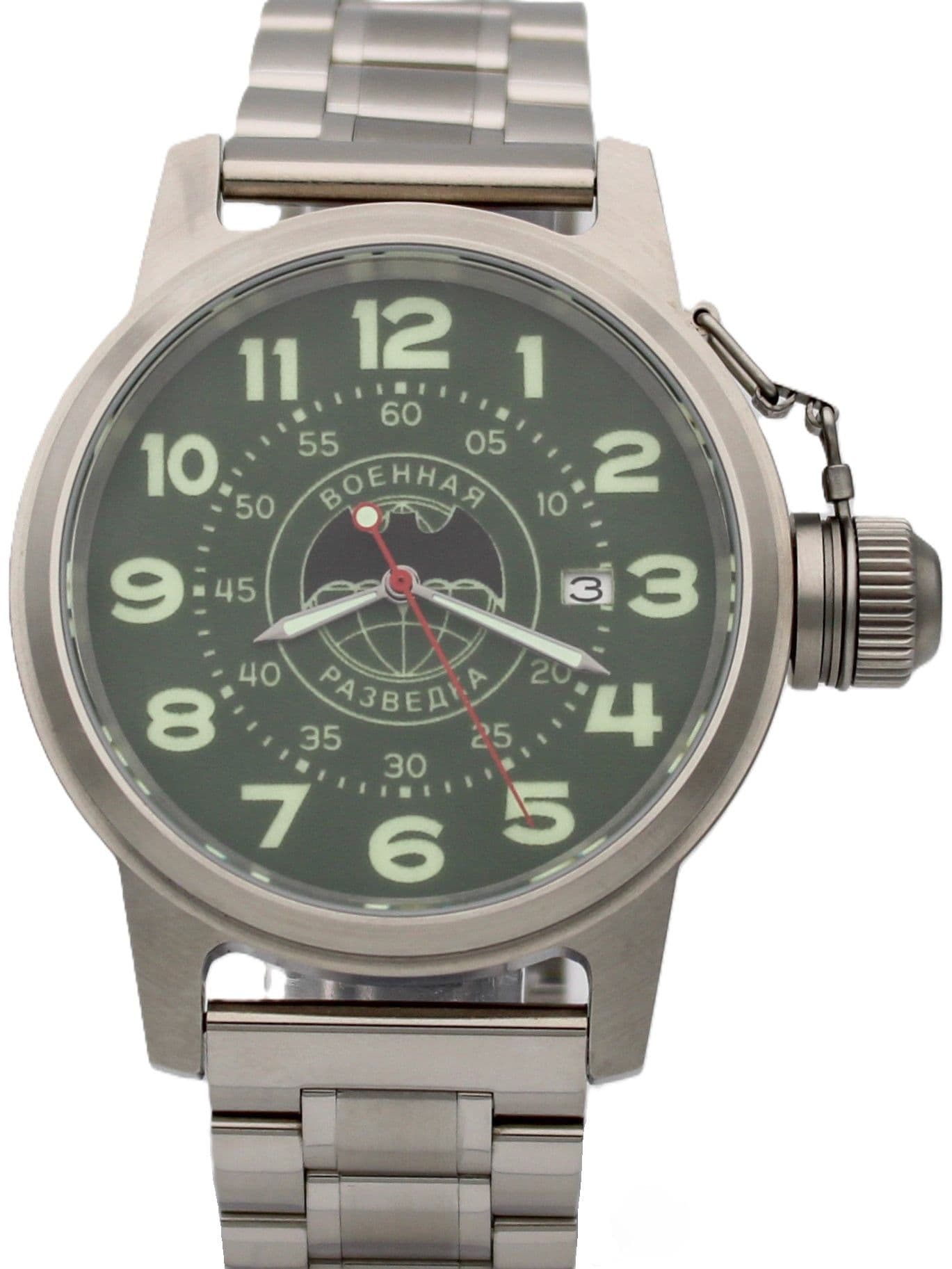 Часы Военная разведка механические с автоподзаводом (Seiko NH35A) 45.267.2