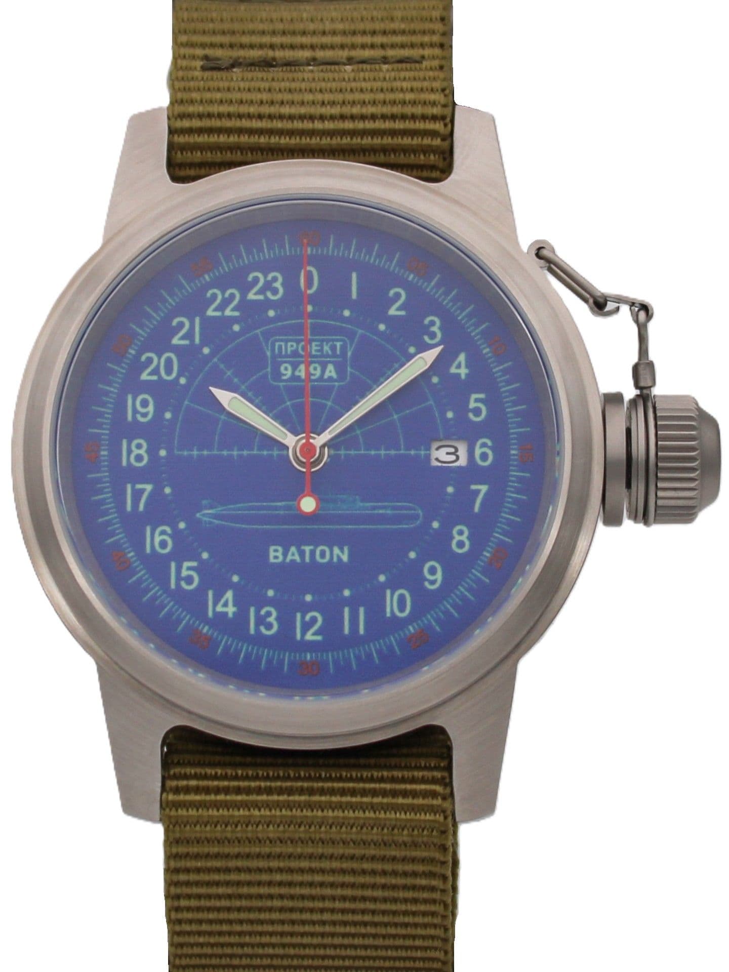 Часы 949А / Baton механические с автоподзаводом (Seiko NH34A) 45.049.21