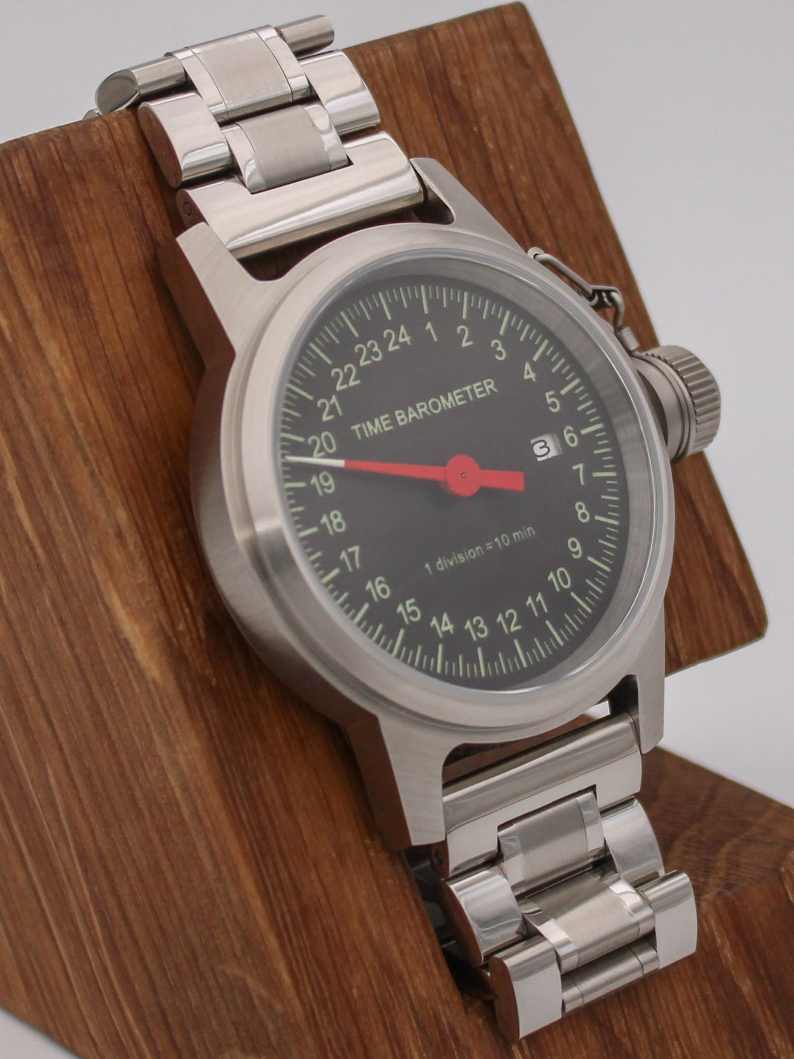 Часы Time Barometer однострелочные механические с автоподзаводом (Seiko NH34A) 45.601.2
