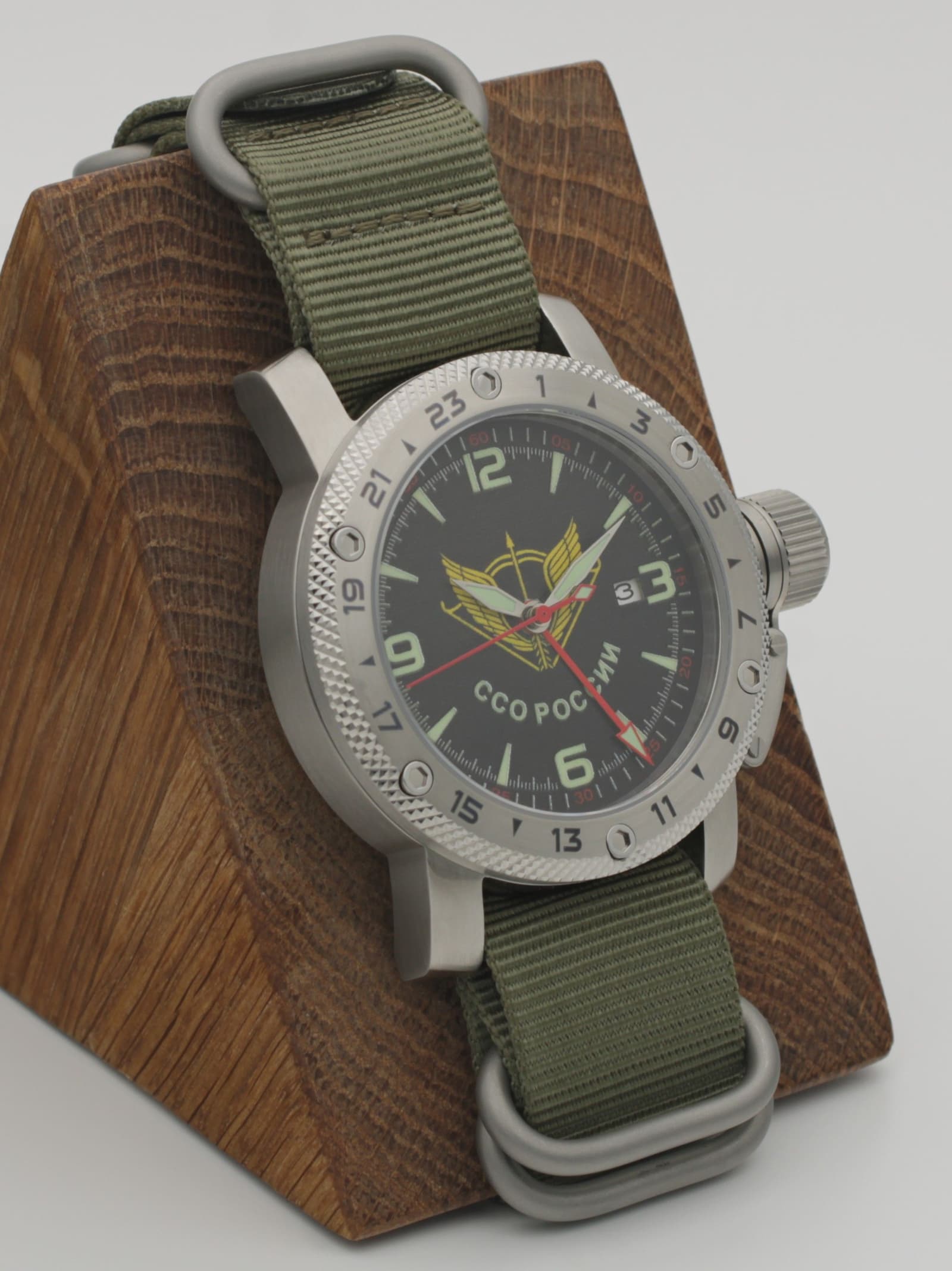 Часы ССО России механические с автоподзаводом (Seiko NH34A) 47.281.21