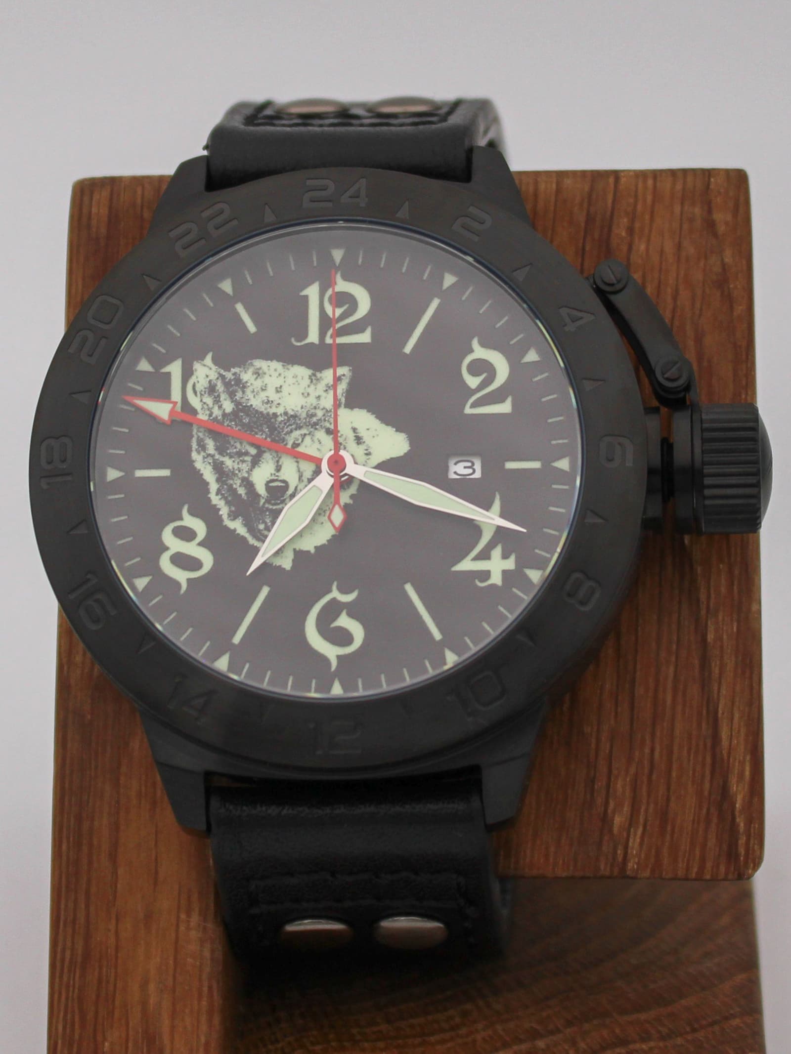 Часы Волк механические с автоподзаводом (Seiko NH34A) 152.300.01