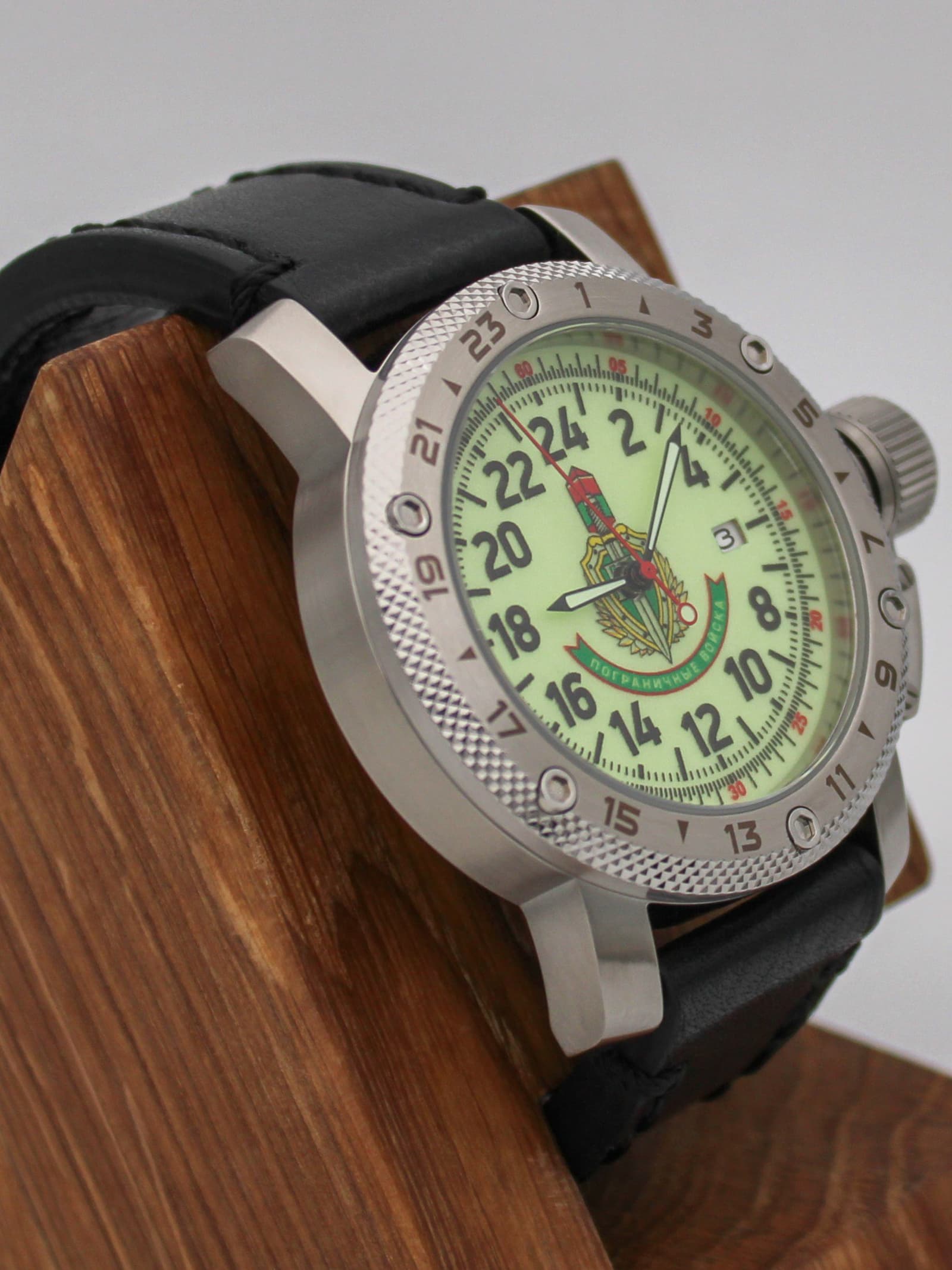 Часы Погранвойска механические с автоподзаводом (Seiko NH34A) 47.173.01