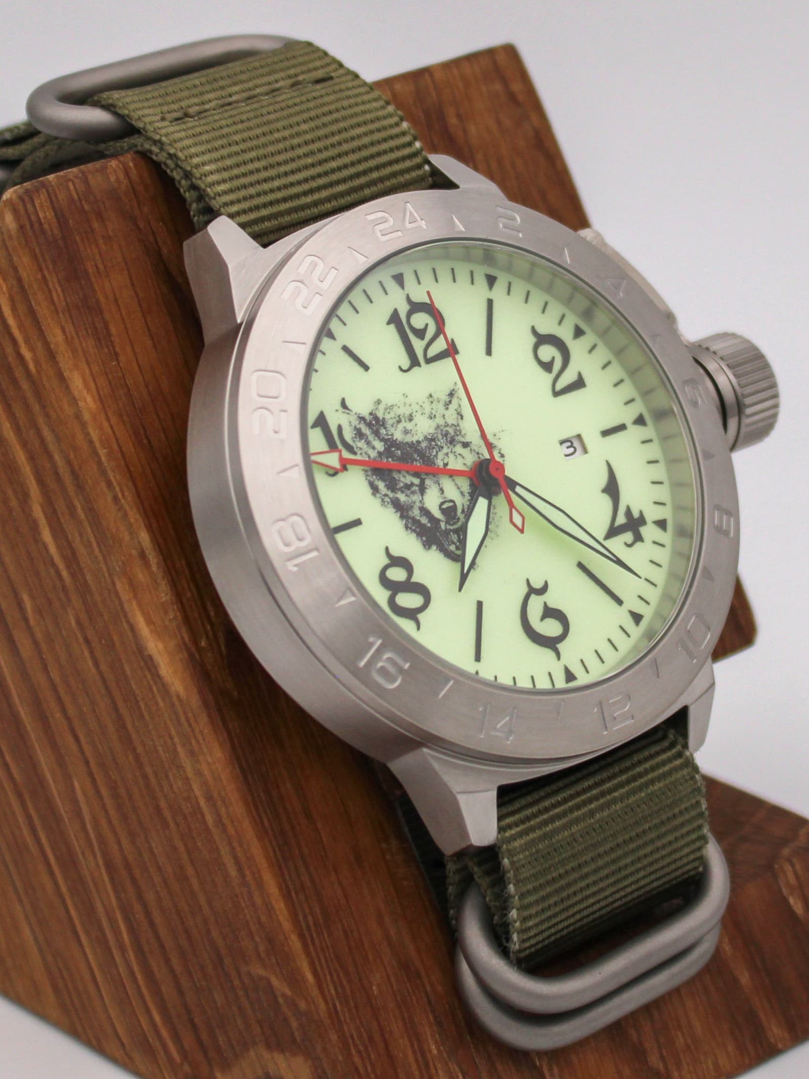 Часы Волк механические с автоподзаводом (Seiko NH34A) 52.305.21