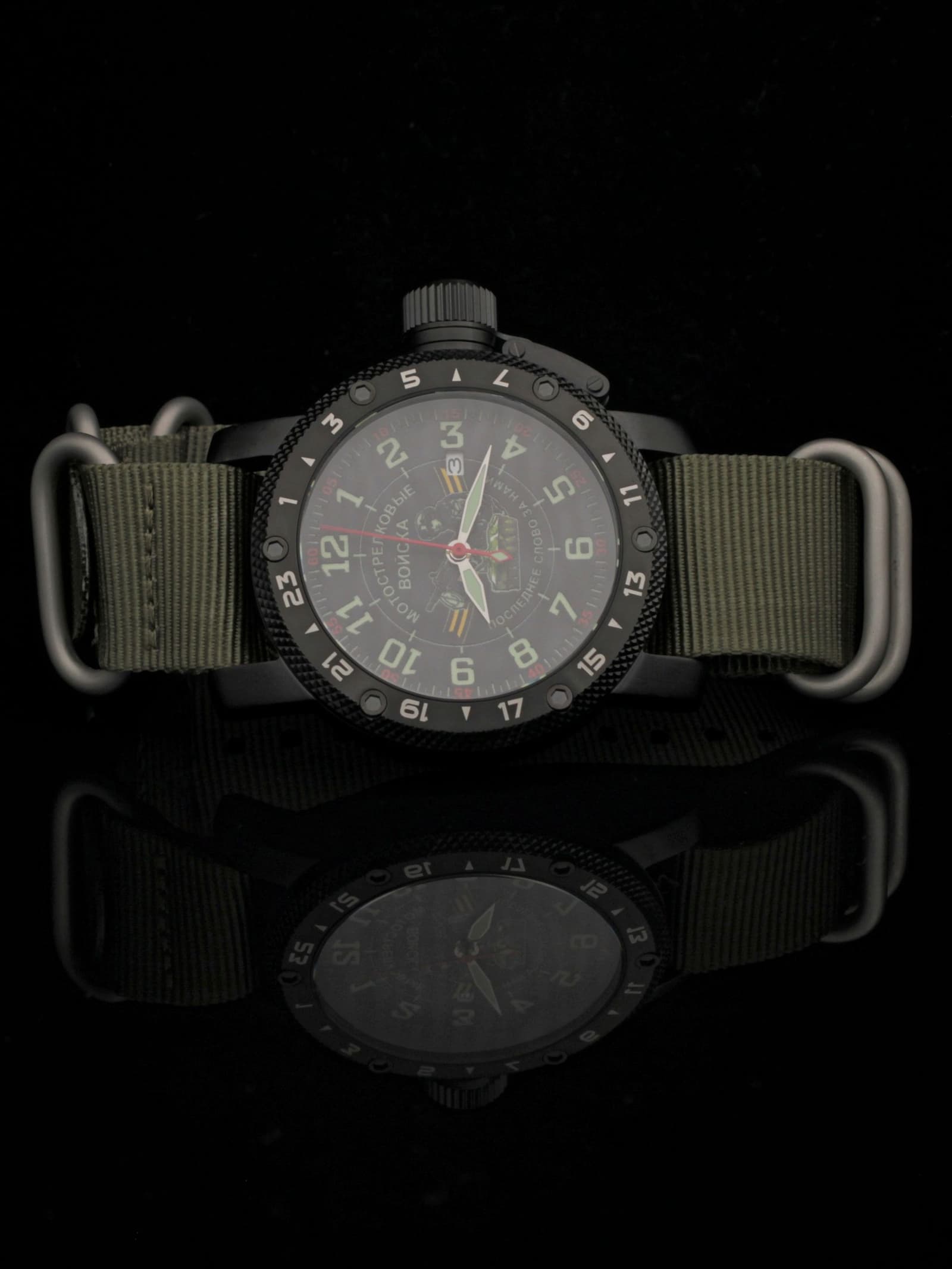 Часы Мотострелковые войска механические с автоподзаводом (Seiko NH35A) 147.286.21