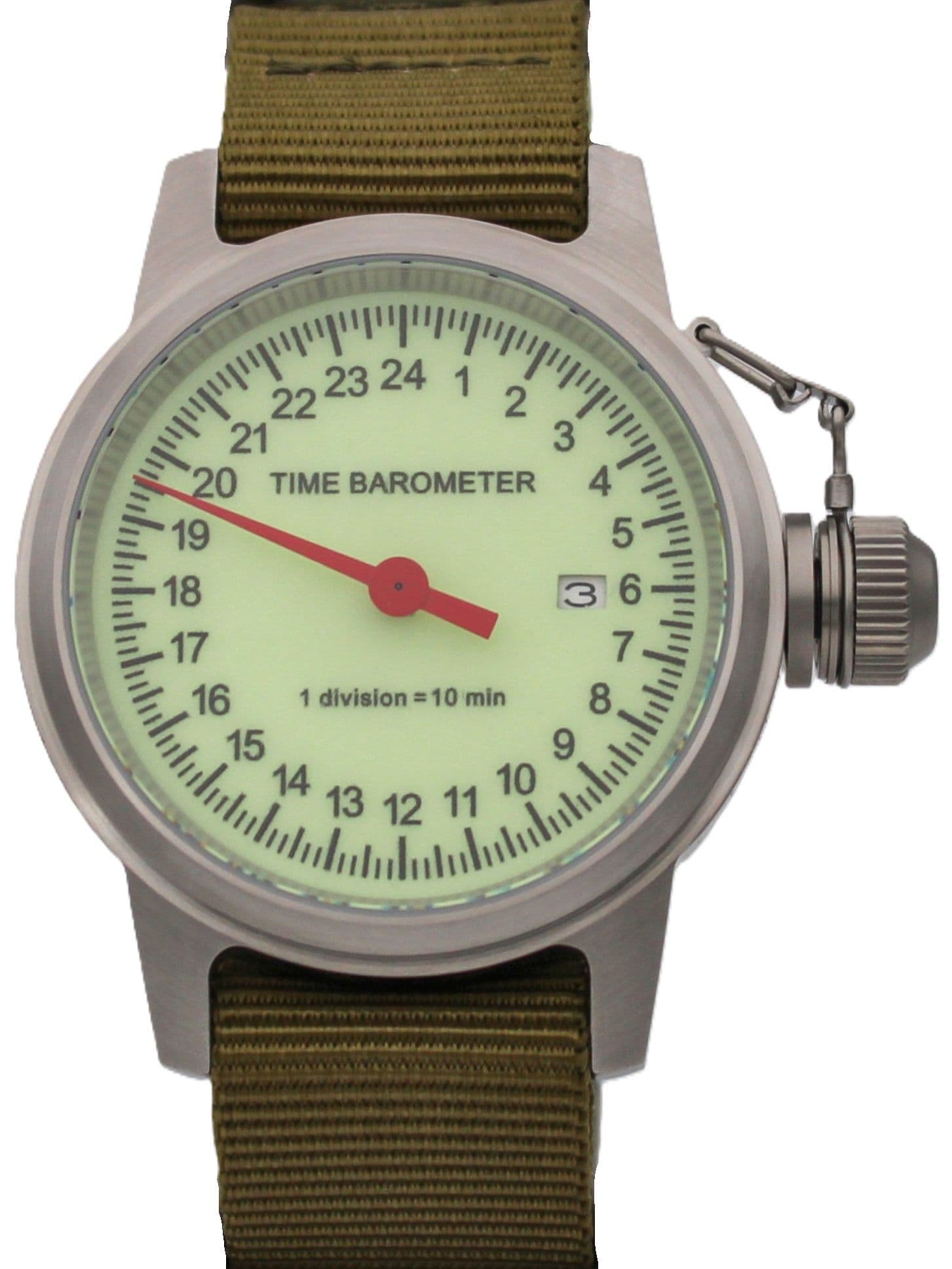 Часы Time Barometer однострелочные механические с автоподзаводом (Seiko NH34A) 45.600.21
