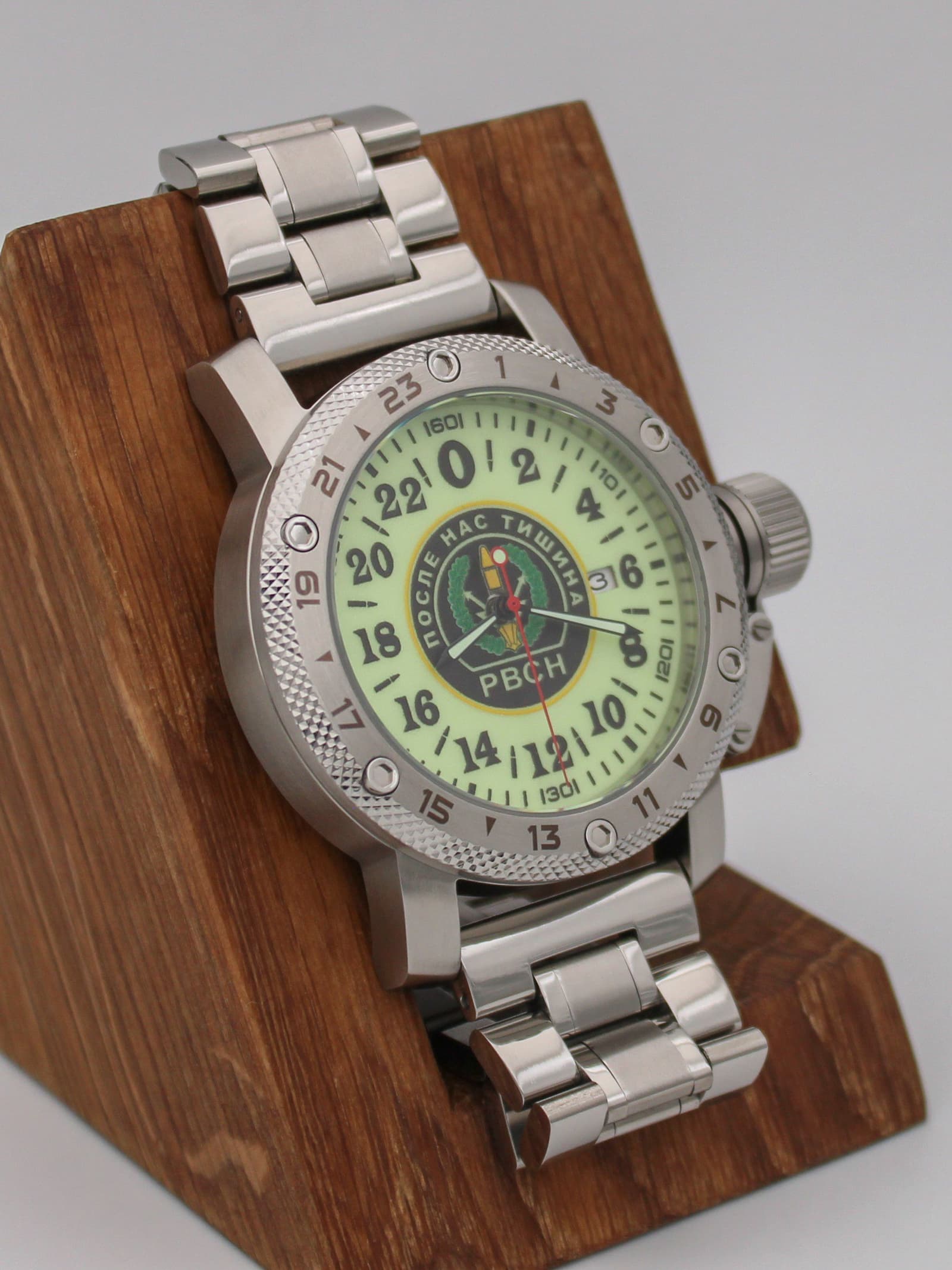 Часы РВСН механические с автоподзаводом (Seiko NH34A) 47.160.2