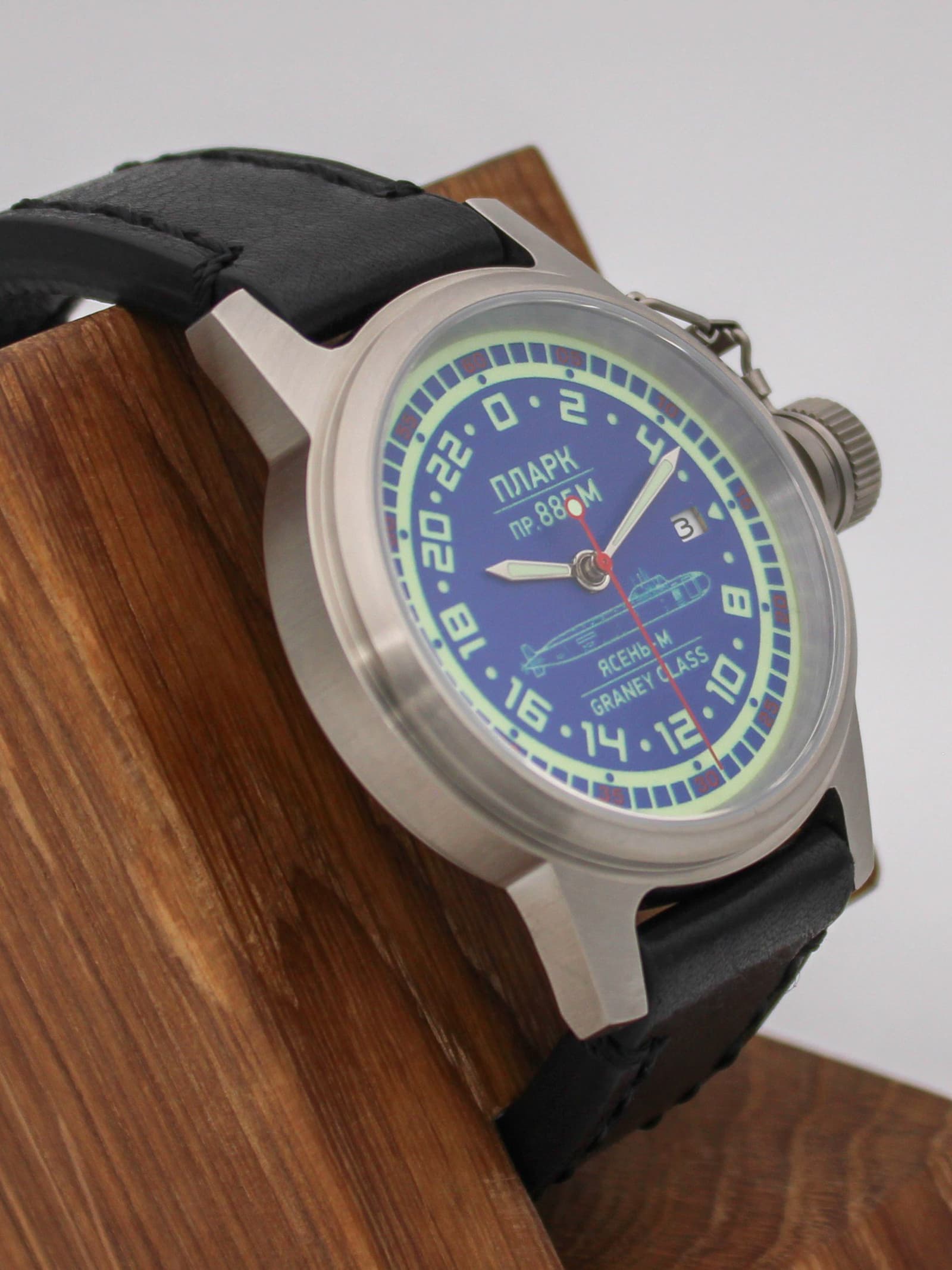 Часы ПЛАРК 885М Ясень-М (Graney class) механические с автоподзаводом (Seiko NH34A) 45.195.01