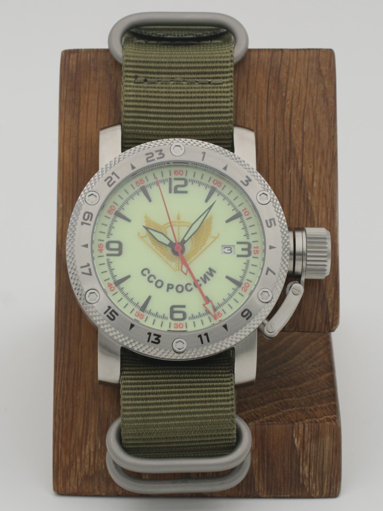 Часы ССО России механические с автоподзаводом (Seiko NH34A) 47.280.21