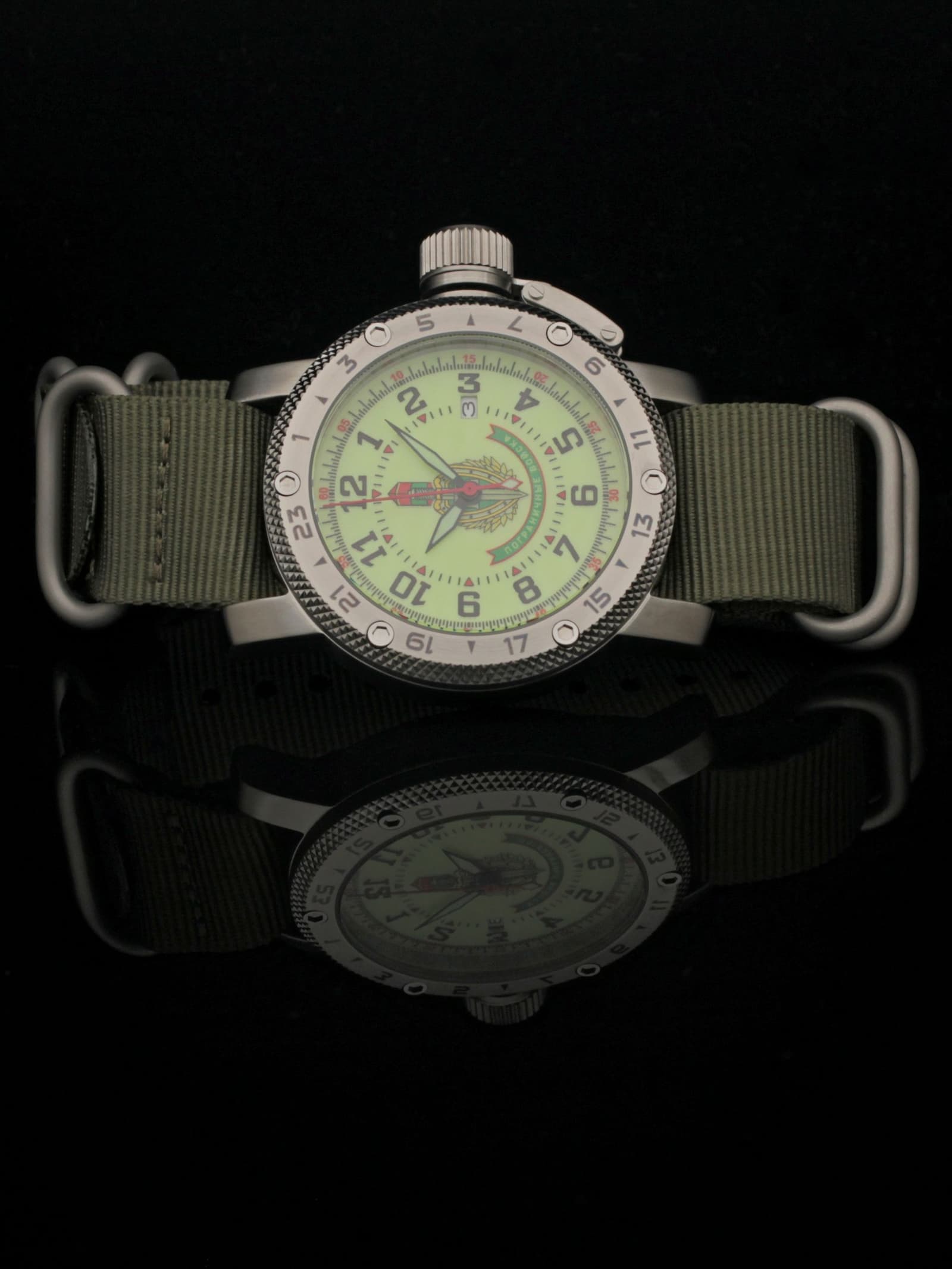 Часы Погранвойска механические с автоподзаводом (Seiko NH35A) 47.355.21