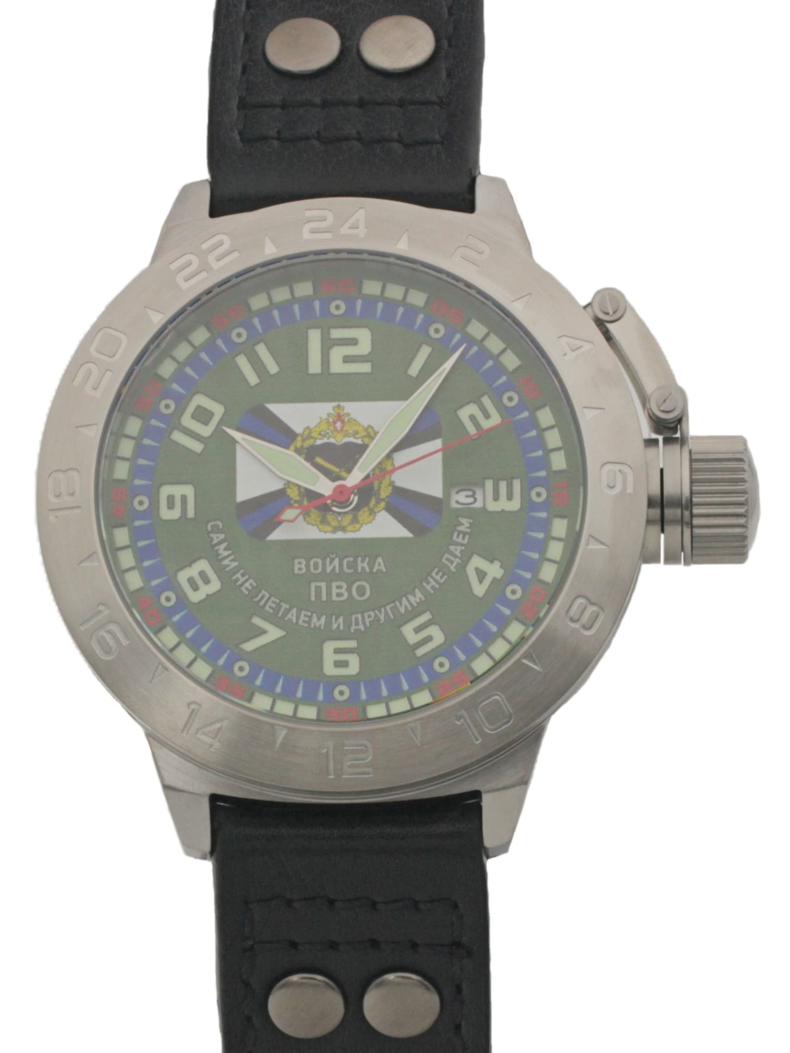 Часы Войска ПВО механические с автоподзаводом (Seiko NH35A) 52.382.01
