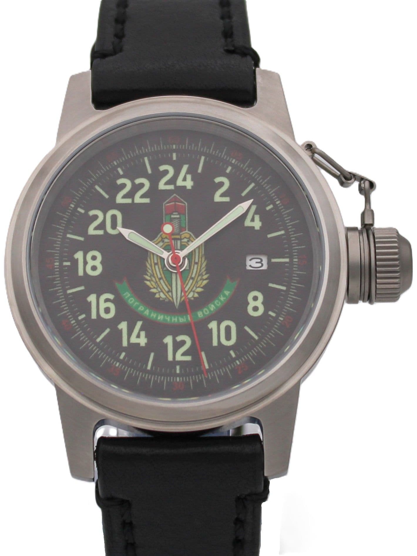 Часы Погранвойска механические с автоподзаводом (Seiko NH34A) 45.174.01
