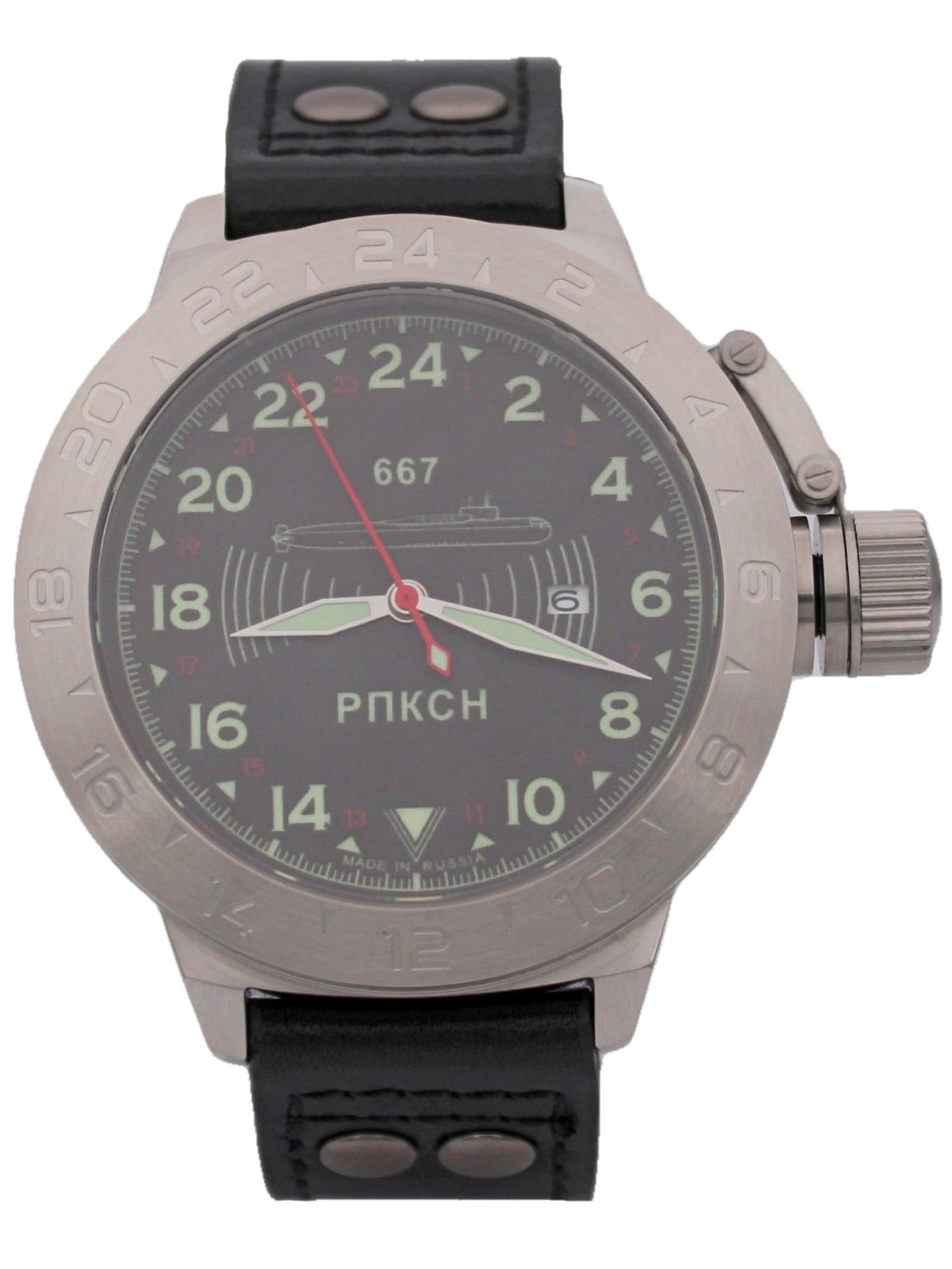 Часы 667 РПКСН механические с автоподзаводом (Seiko NH34A) 52.039.01