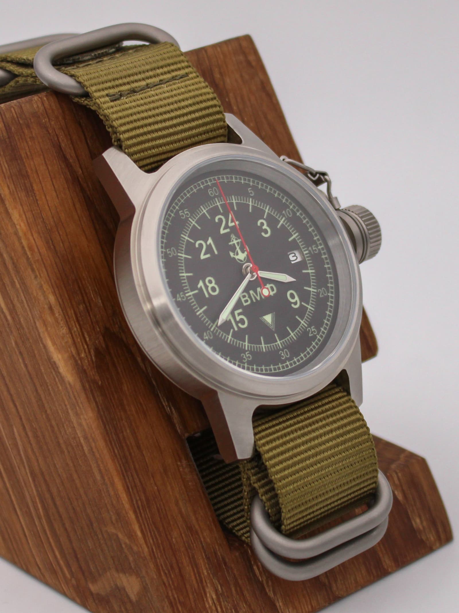 Часы ВМФ механические с автоподзаводом (Seiko NH34A) 45.060.21