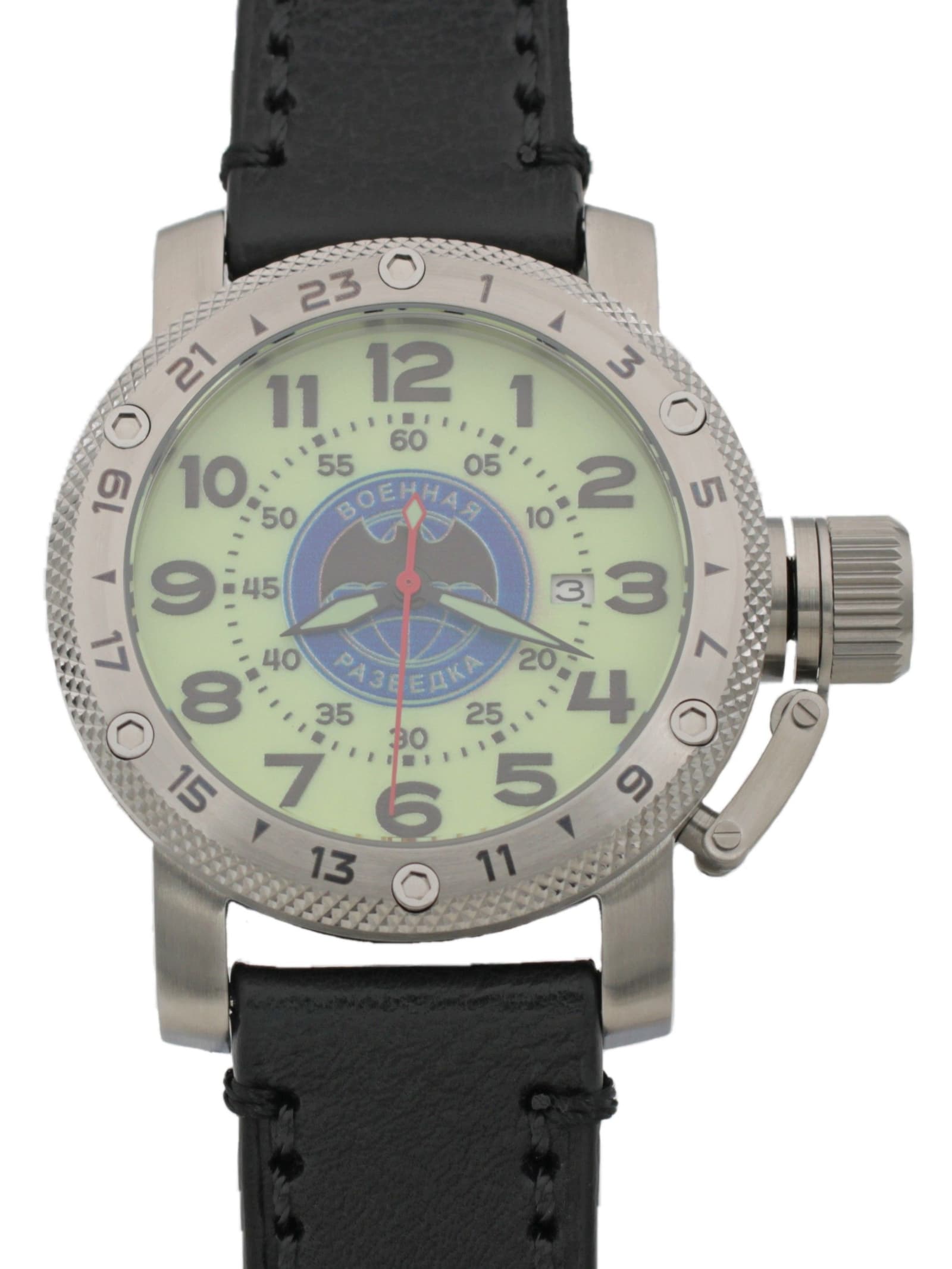 Часы Военная разведка механические с автоподзаводом (Seiko NH35A) 47.168.01