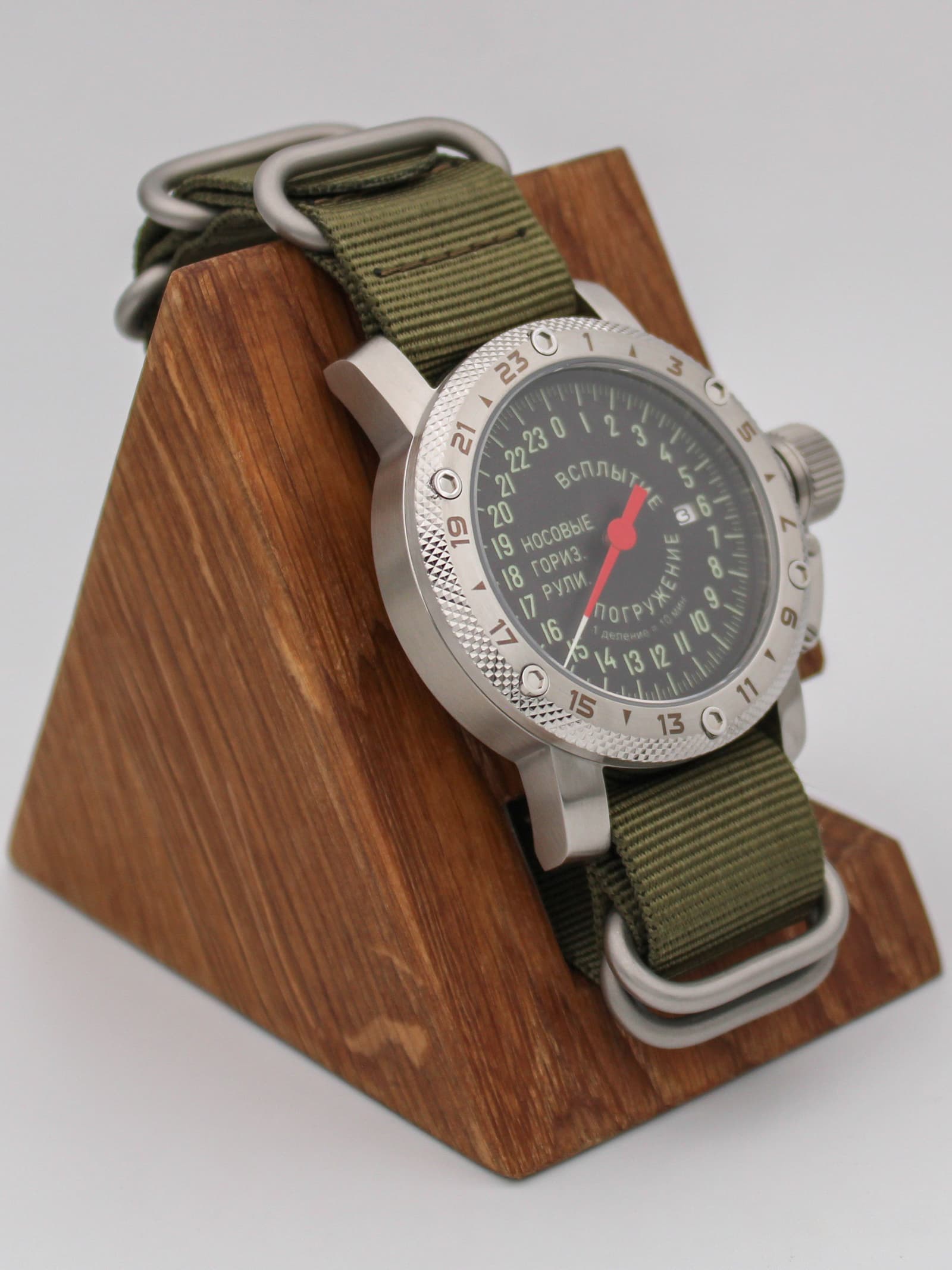 Часы Погружение / Всплытие однострелочные механические с автоподзаводом (Seiko NH34A) 47.182.21