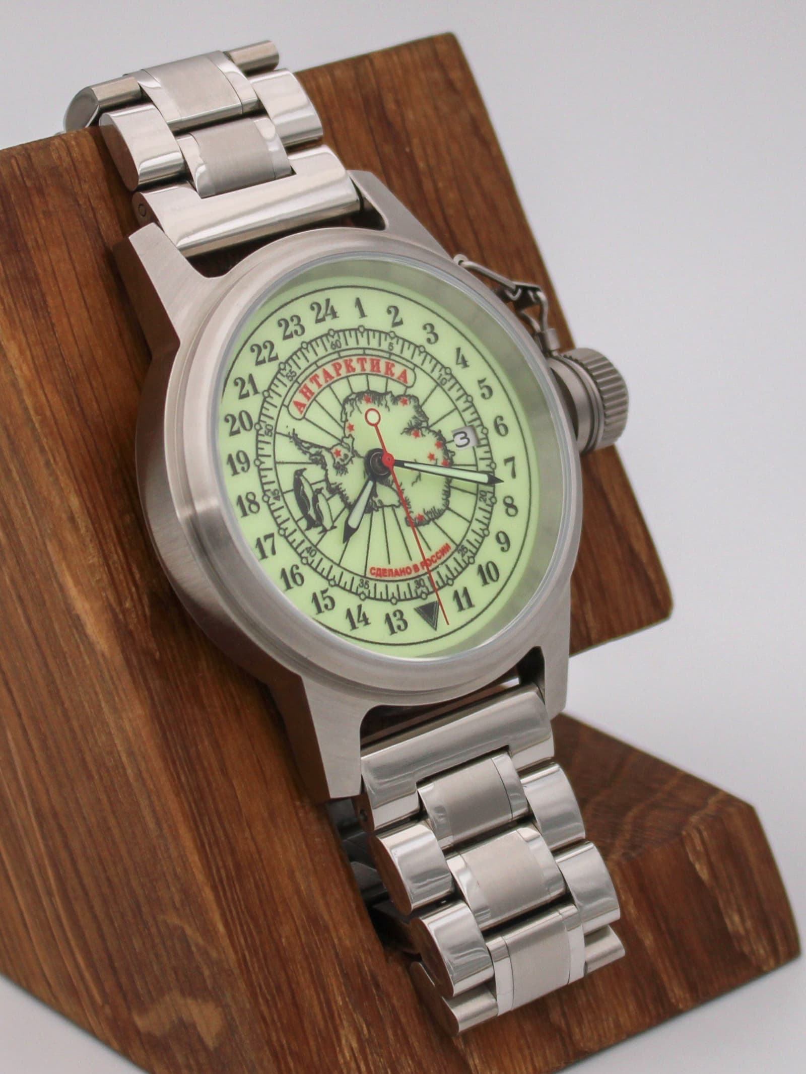 Часы Полярные / Антарктика механические с автоподзаводом (Seiko NH34A) 45.140.2