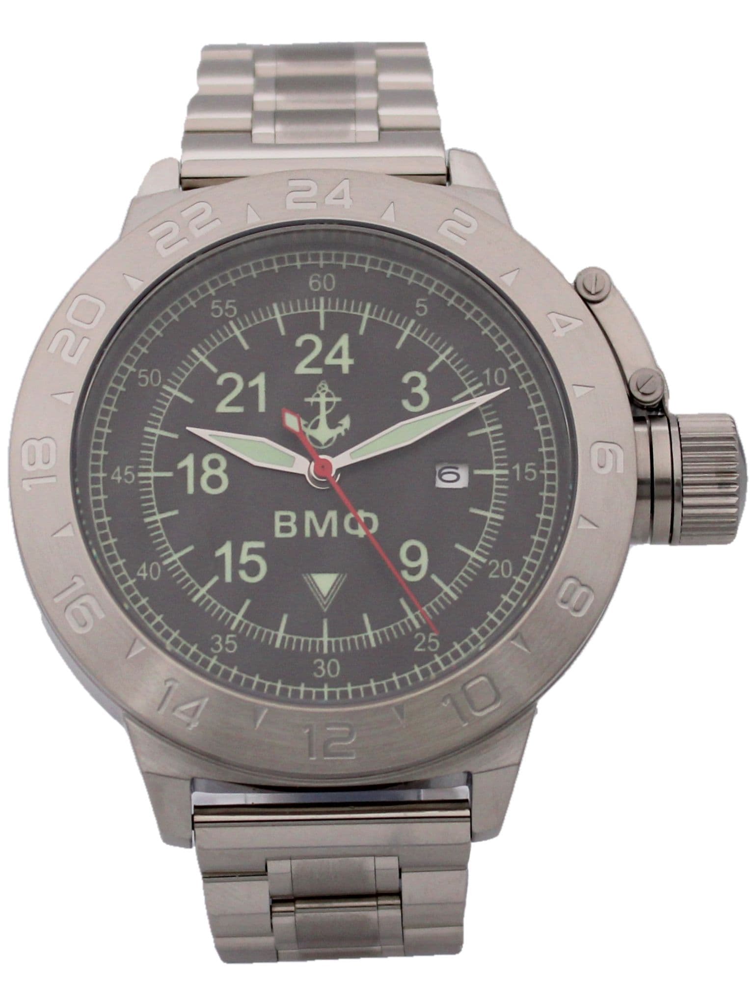 Часы ВМФ механические с автоподзаводом (Seiko NH34A) 52.060.2