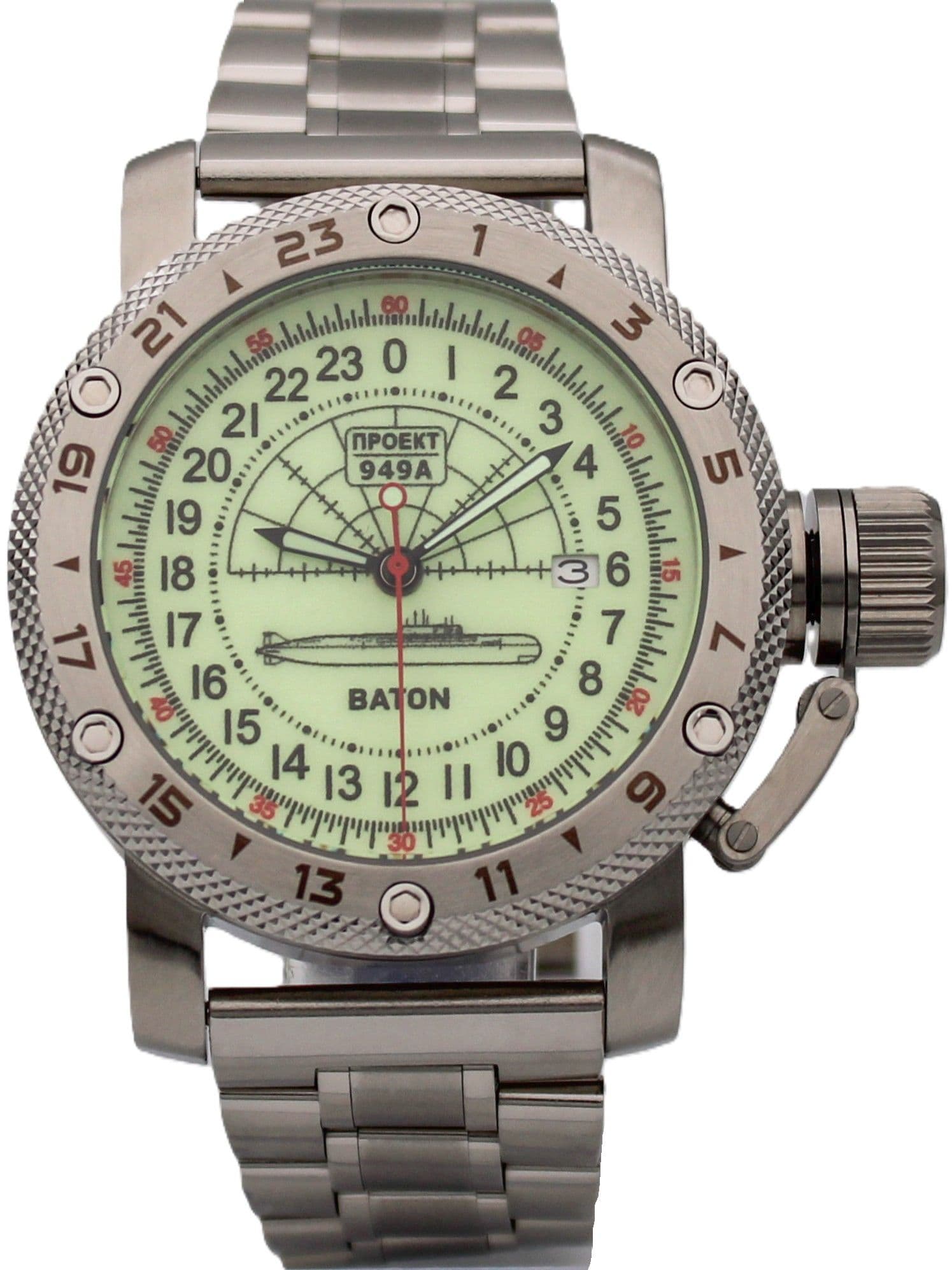 Часы 949А / Baton механические с автоподзаводом (Seiko NH34A) 47.046.2